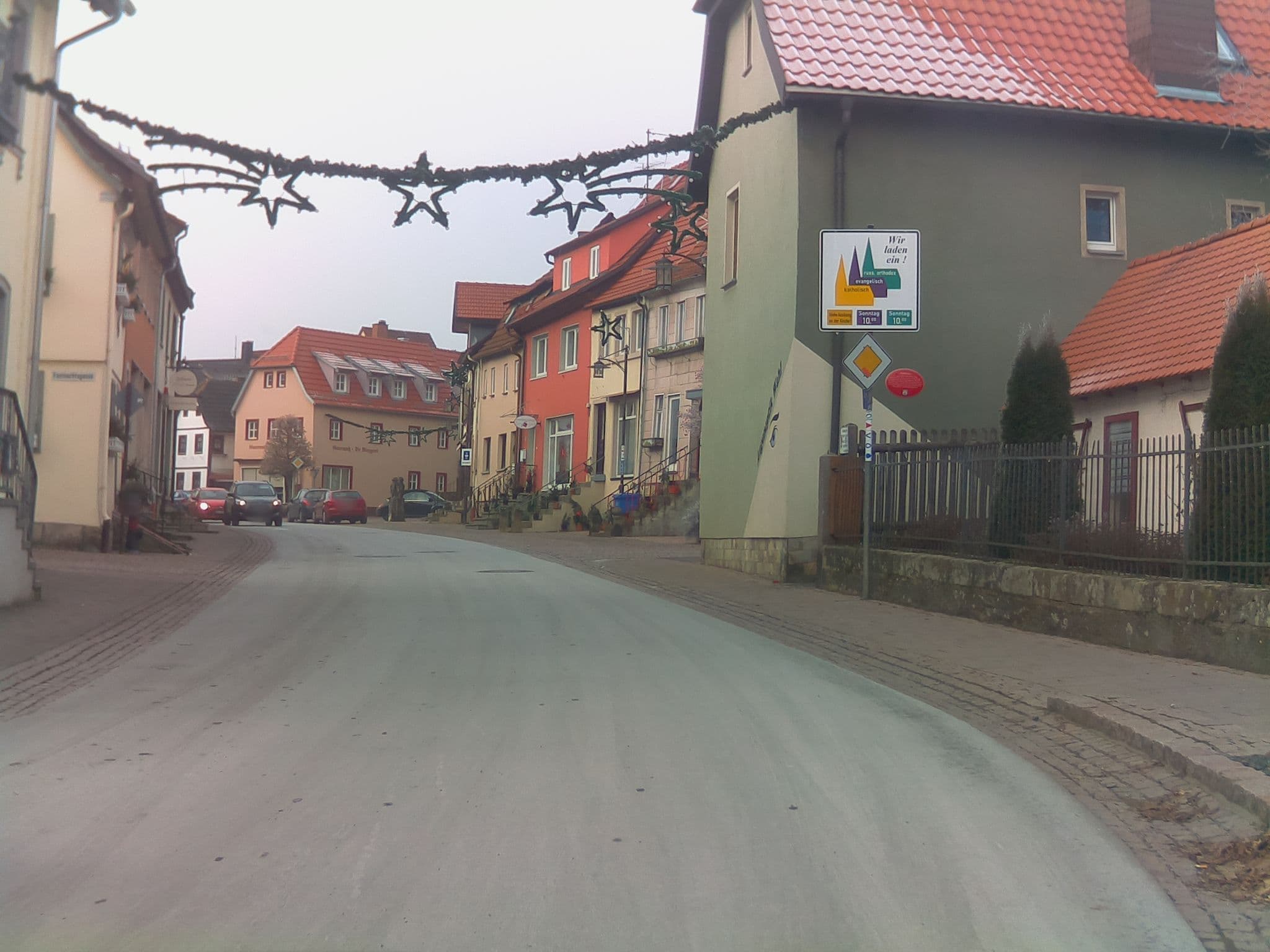 Street view near Gasthof Adler, Bischofsheim in der Rhön — © ramap (CC BY-SA · Mapillary)