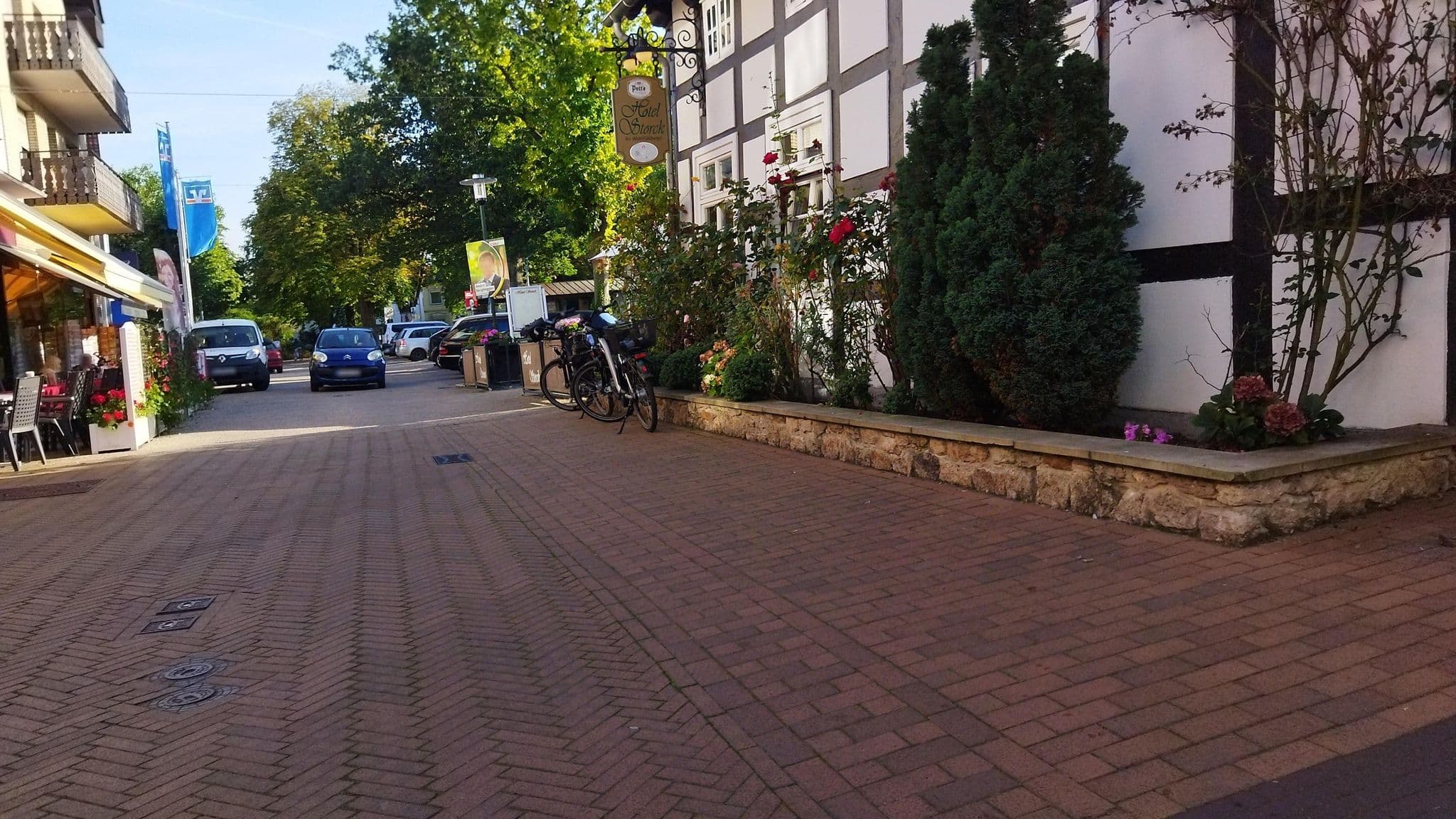 Street view near Hotel Storck, Bad Laer — © changchun1 (CC BY-SA · Mapillary)