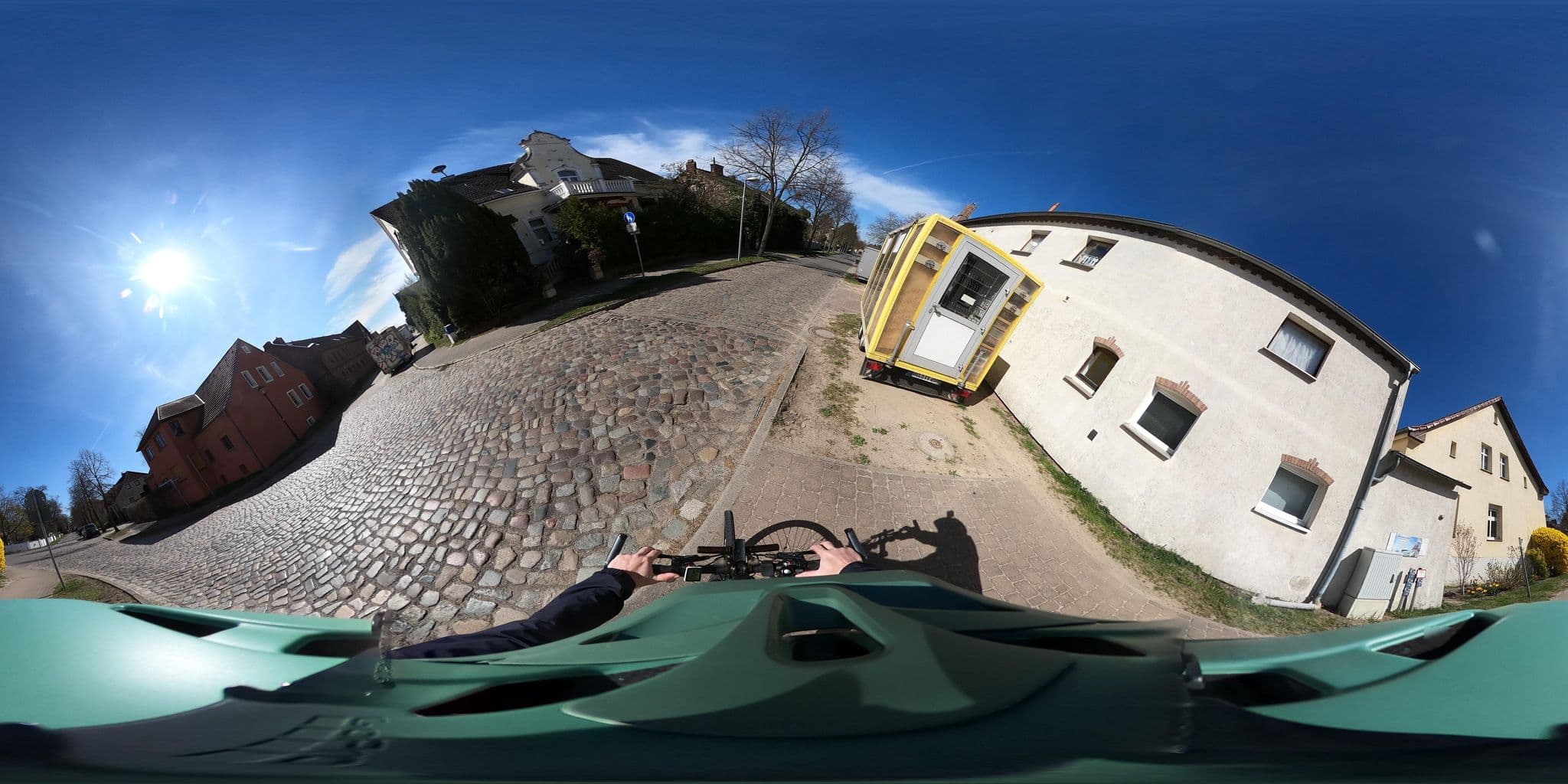 Street view near Hotel Berliner Hof, Dallgow-Döberitz — © ADFC-FKS (CC BY-SA · Mapillary)