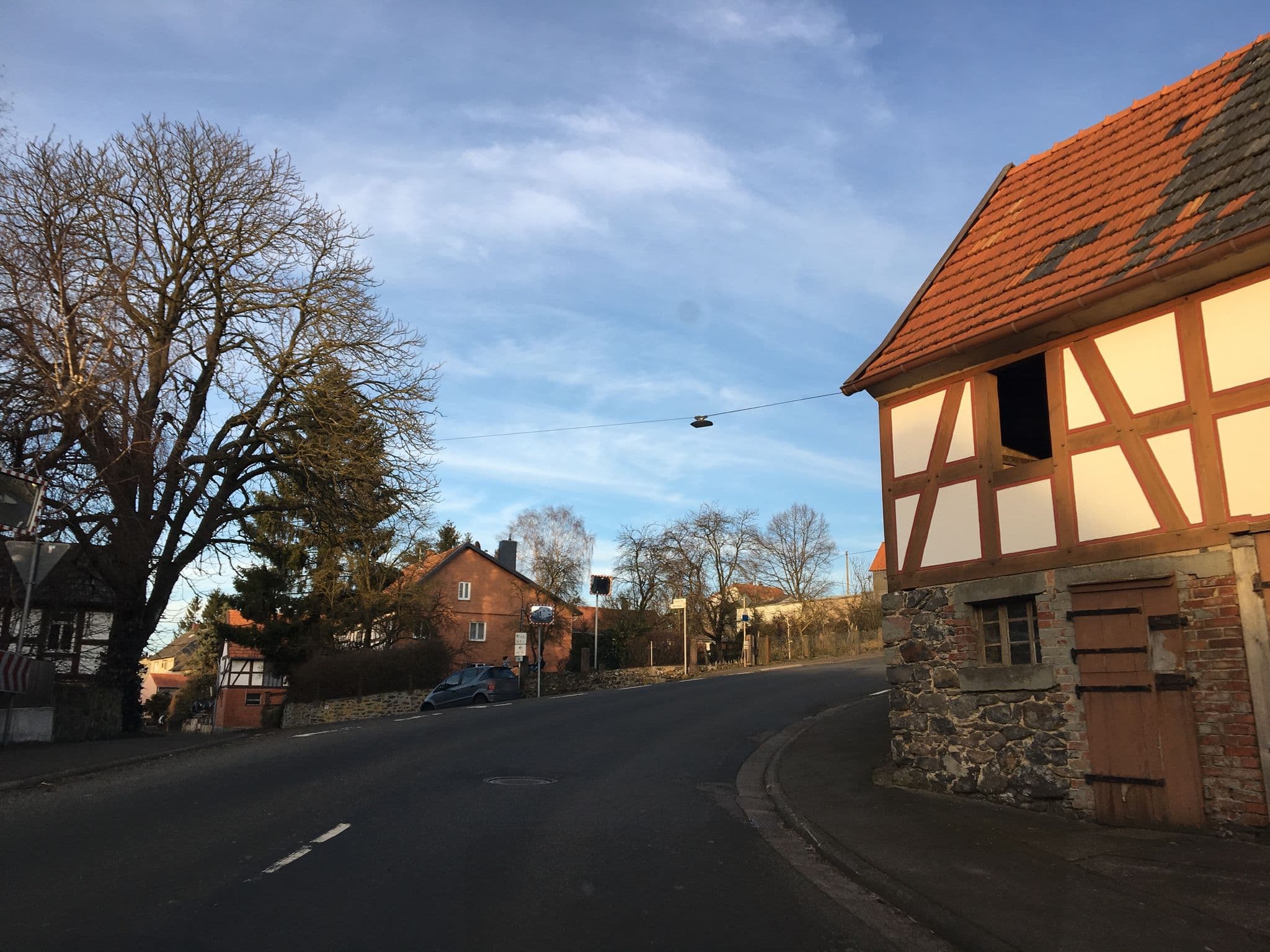Street view near Schellerhof, Romrod — © chuck (CC BY-SA · Mapillary)