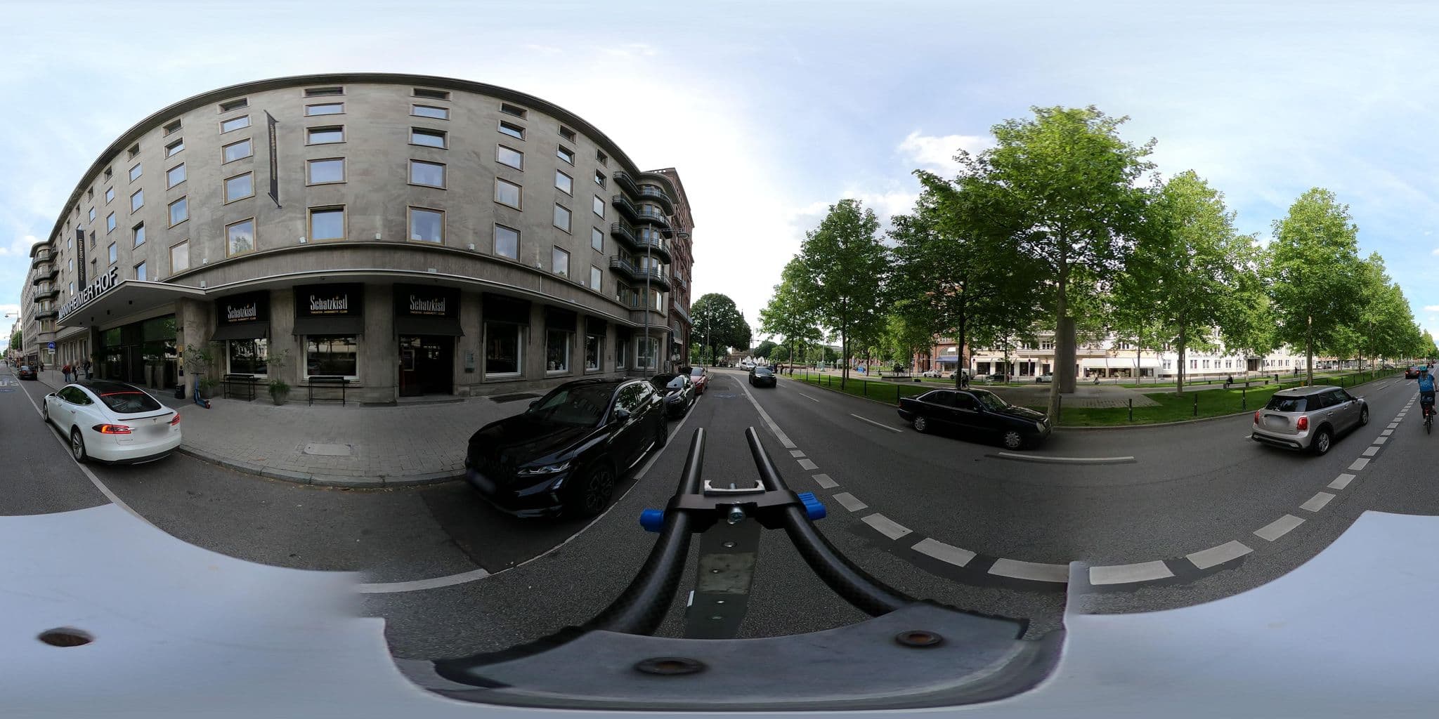 Street view near Mannheimer Hof, Mannheim — © wegavision (CC BY-SA · Mapillary)