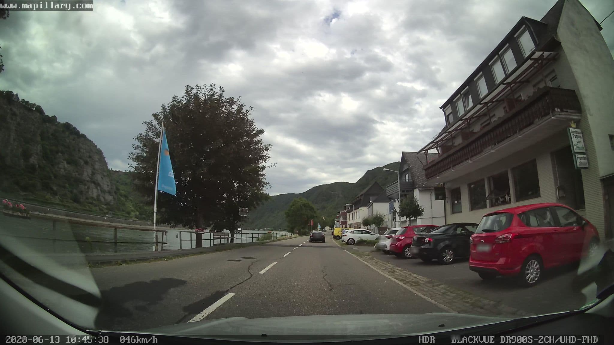 Street view near Zur Traube, Kamp-Bornhofen — © mapcreator (CC BY-SA · Mapillary)