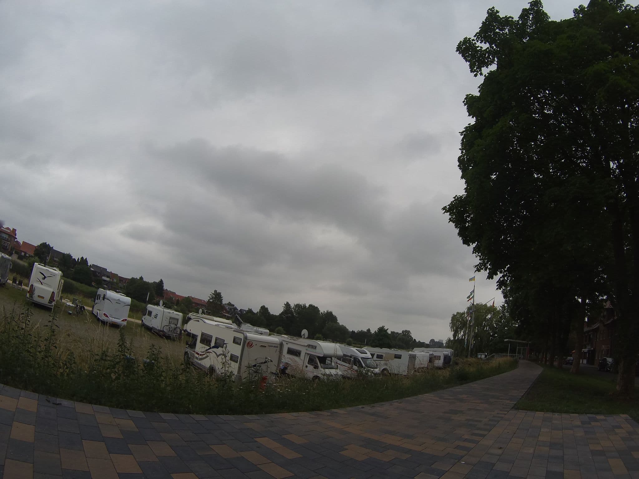 Street view near Wohnmobilstellplatz Parkplatz am Amisia-Anleger, Haren — © ligfietser (CC BY-SA · Mapillary)