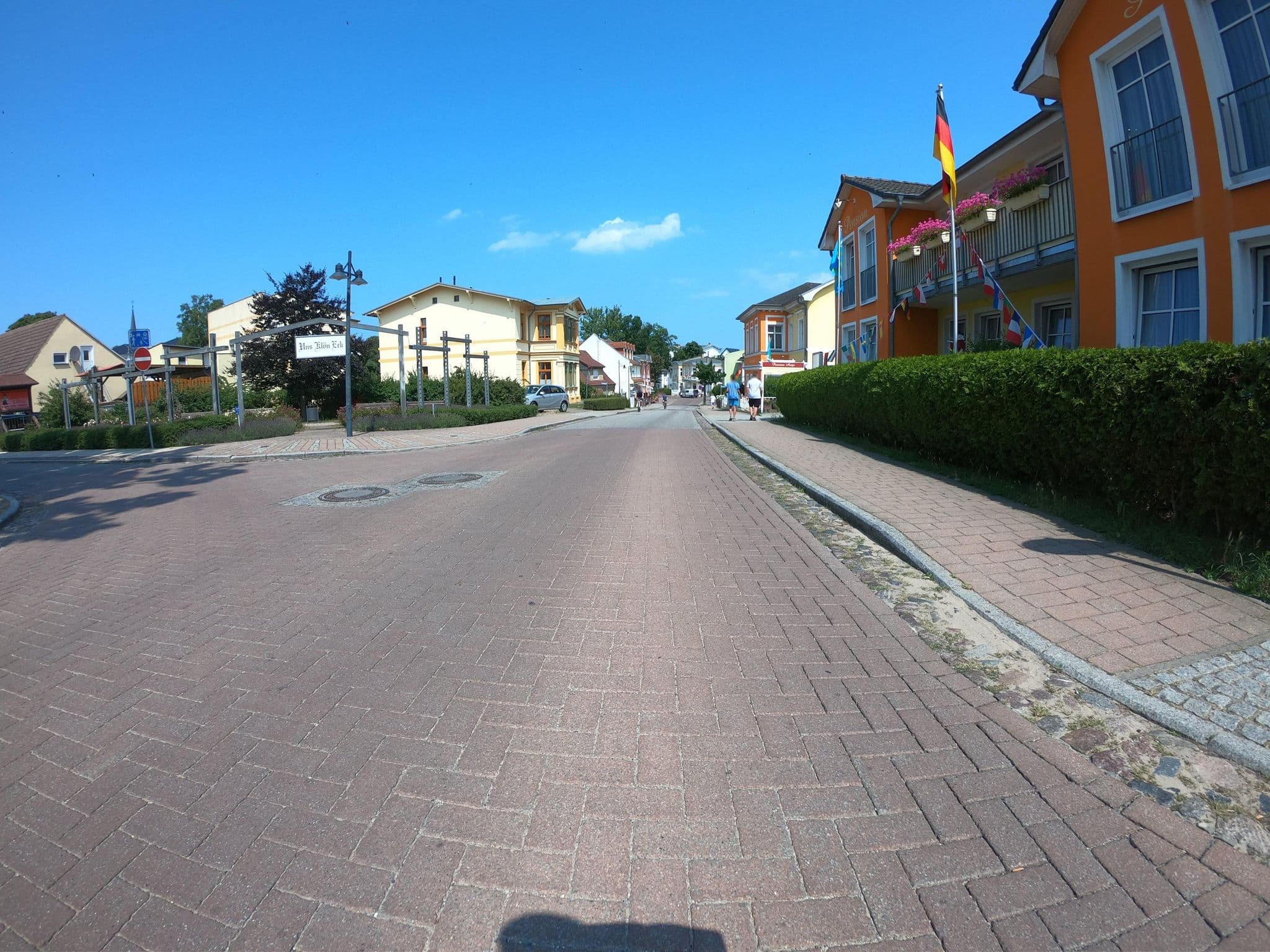 Street view near Pension Antje, Seebad Heringsdorf