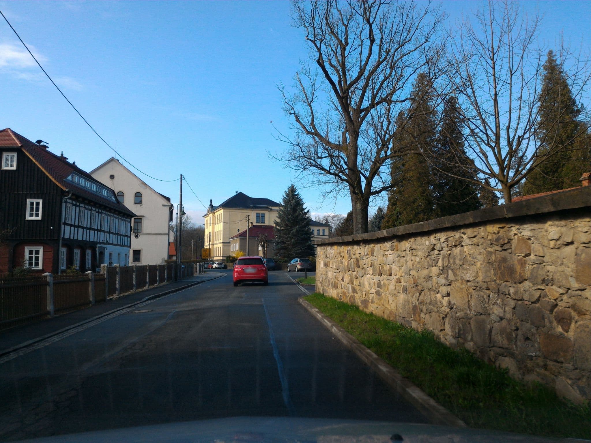 Street view near Schwarzer Kater, Großschönau — © fell3 (CC BY-SA · Mapillary)