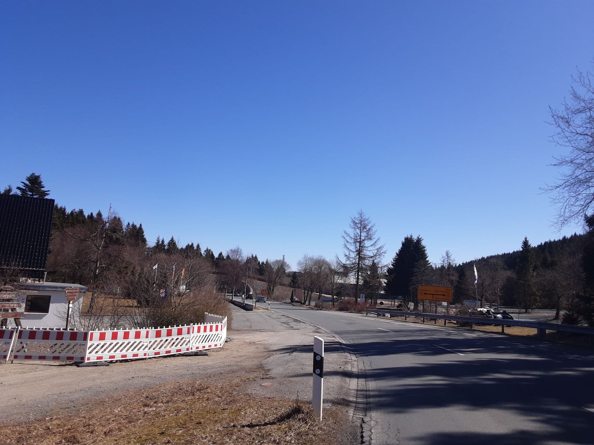 Street view near Villa Nordhang, Winterberg