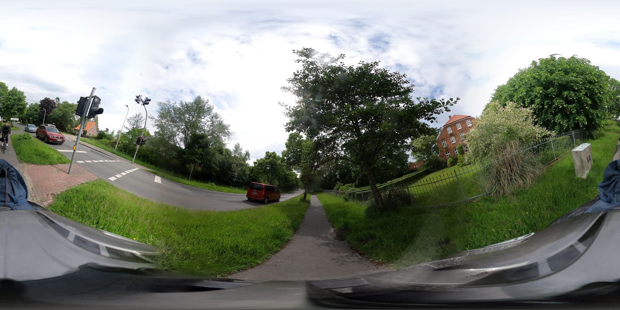 Street view near Historischer Gulfhof Bargebur, Norden — © JHecht (CC BY-SA · Mapillary)
