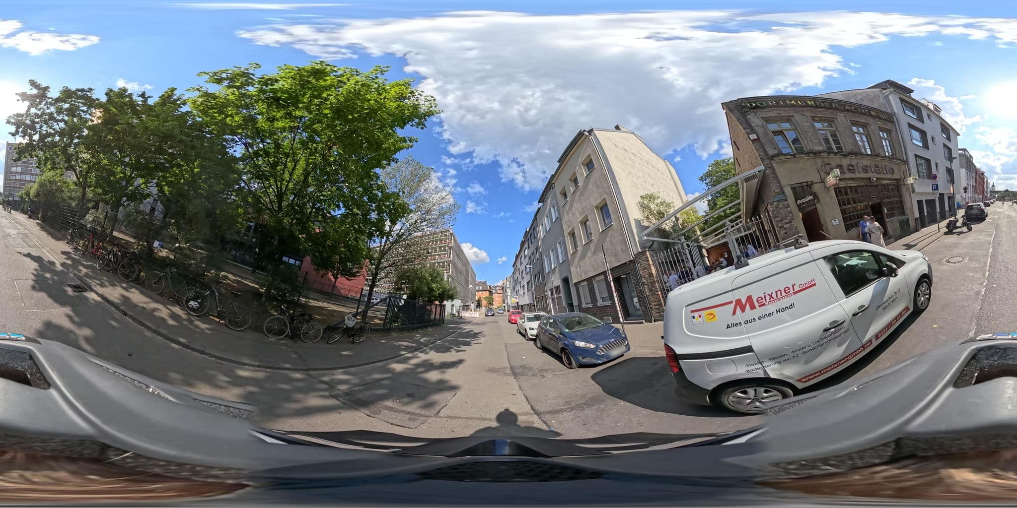 Street view near DJH Jugendherberge Köln-Deutz - City-Hostel, Deutz — © popball (CC BY-SA · Mapillary)