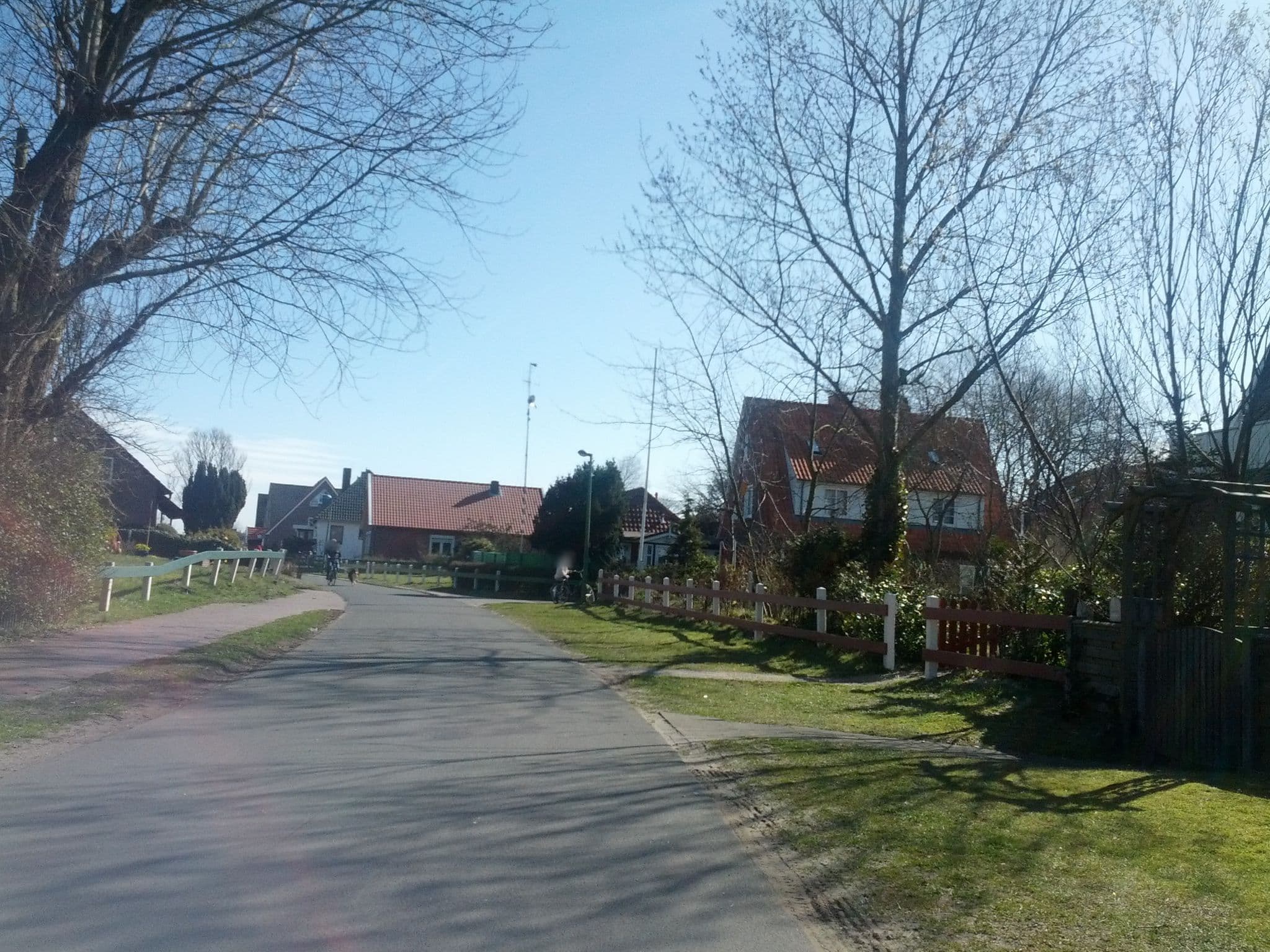 Street view near Haus Ingeborg, Langeoog