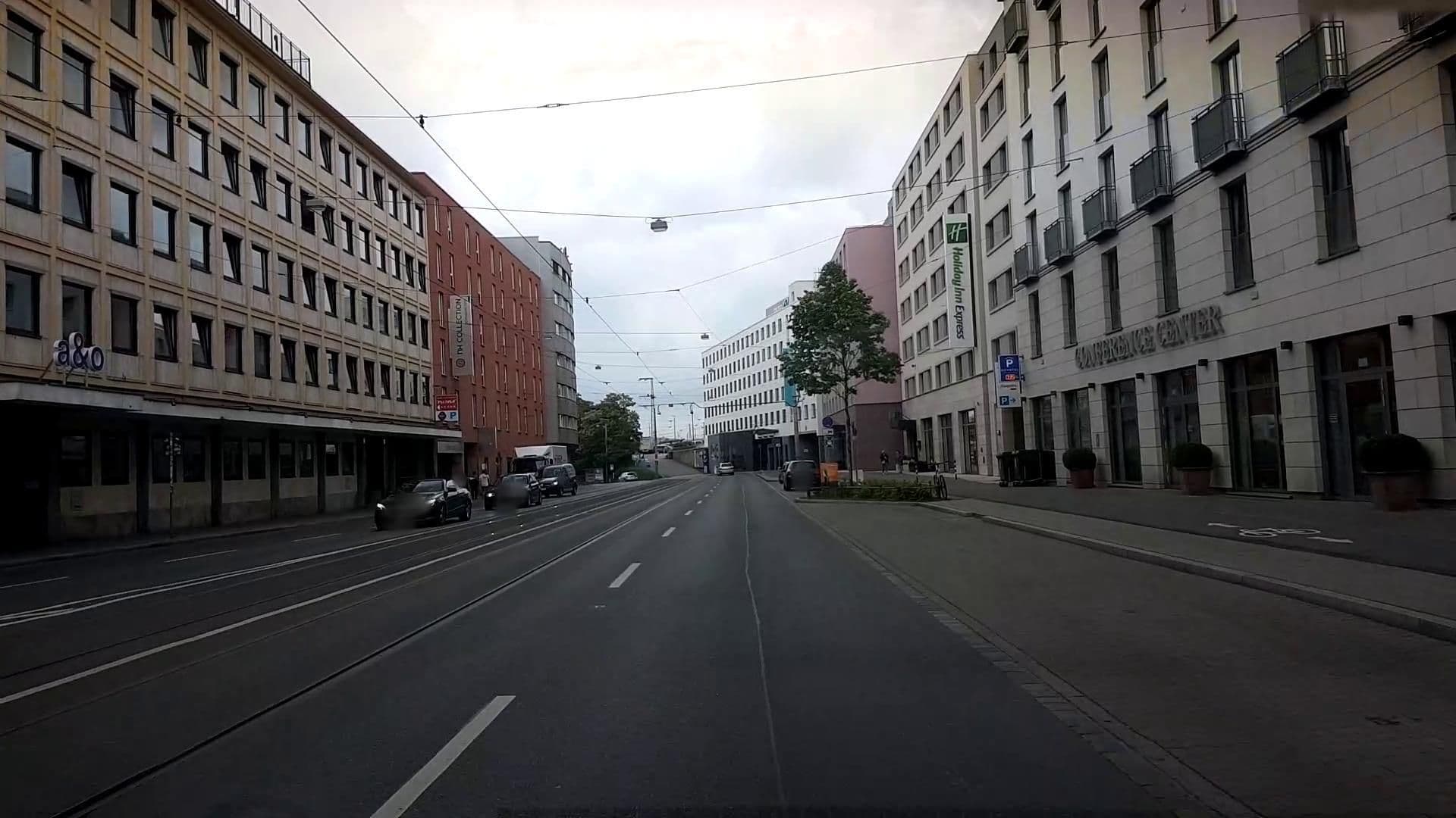 Street view near Novotel Nürnberg Centre Ville, Nuremberg — © r66 (CC BY-SA · Mapillary)