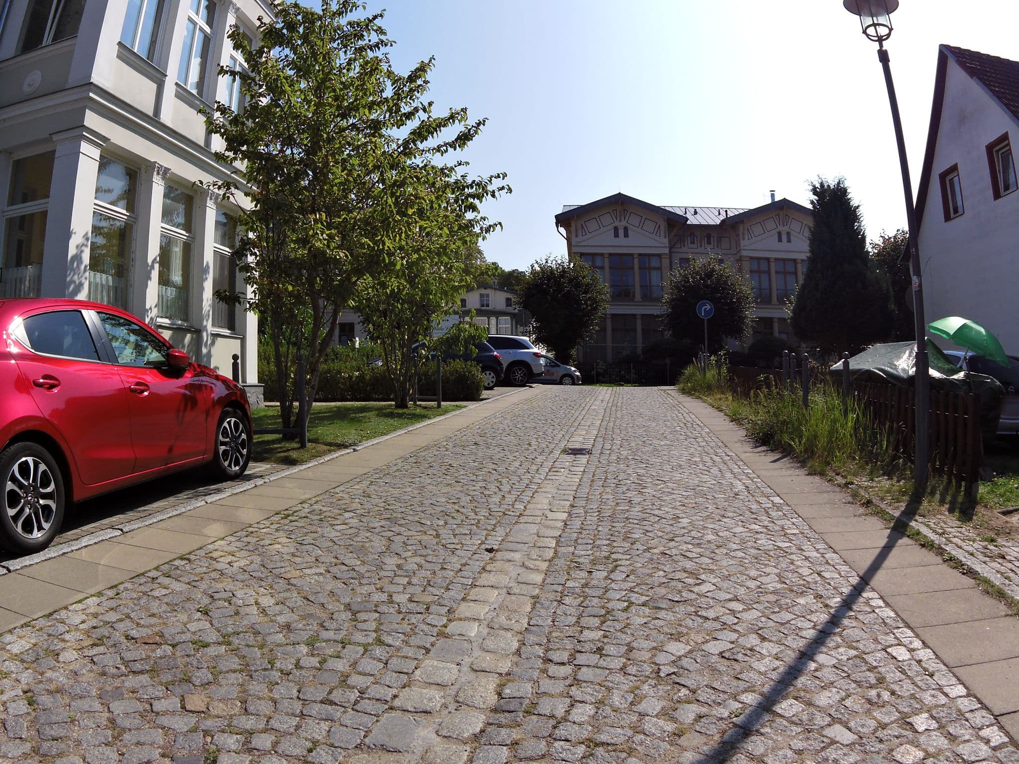 Street view near Villa Luise, Seebad Heringsdorf