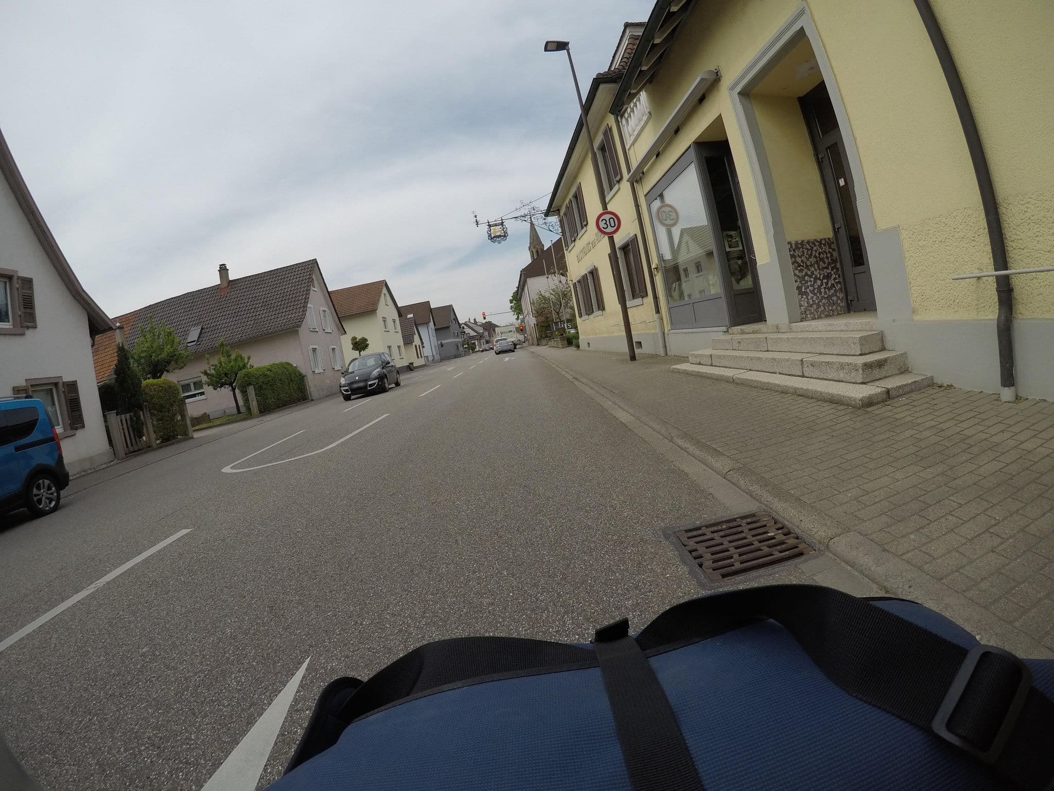 Street view near Restaurant Hirsch, Hügelsheim — © mfa (CC BY-SA · Mapillary)