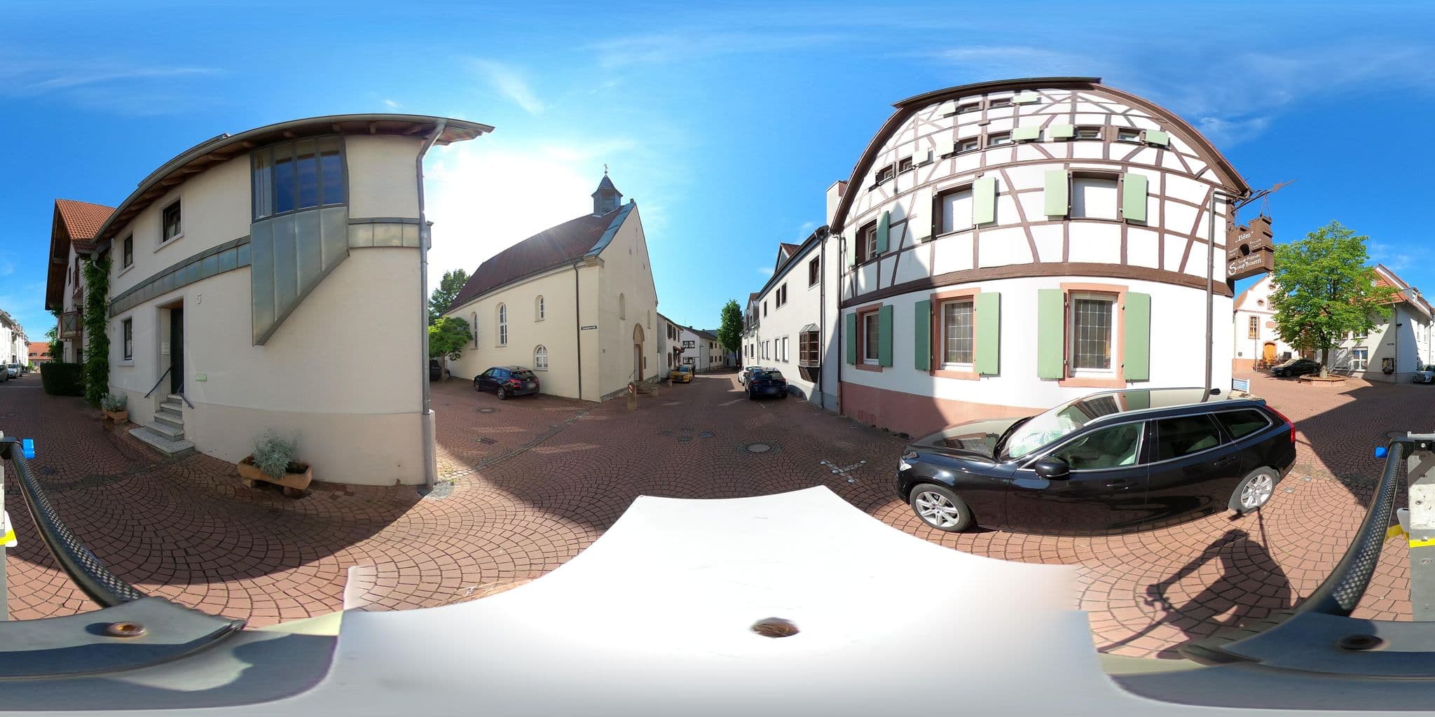 Street view near Landhotel Sickinger Hof, Walldorf — © wegavision (CC BY-SA · Mapillary)