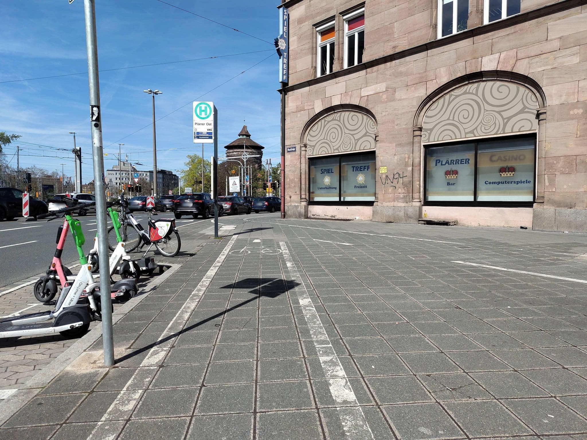 Street view near Park Inn by Radisson Nürnberg, Nuremberg — © HaraldBk (CC BY-SA · Mapillary)