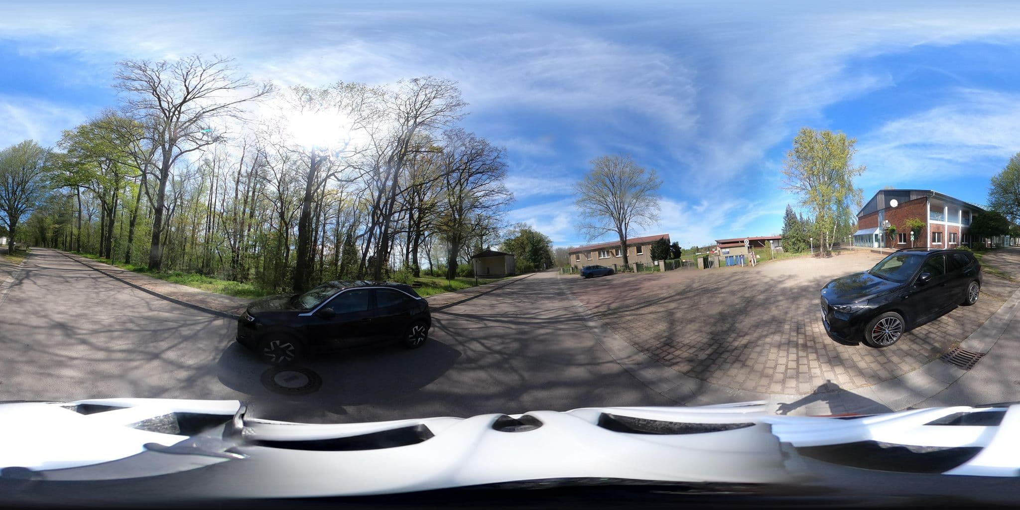 Street view near Parkhotel, Holzdorf — © Oderradler (CC BY-SA · Mapillary)