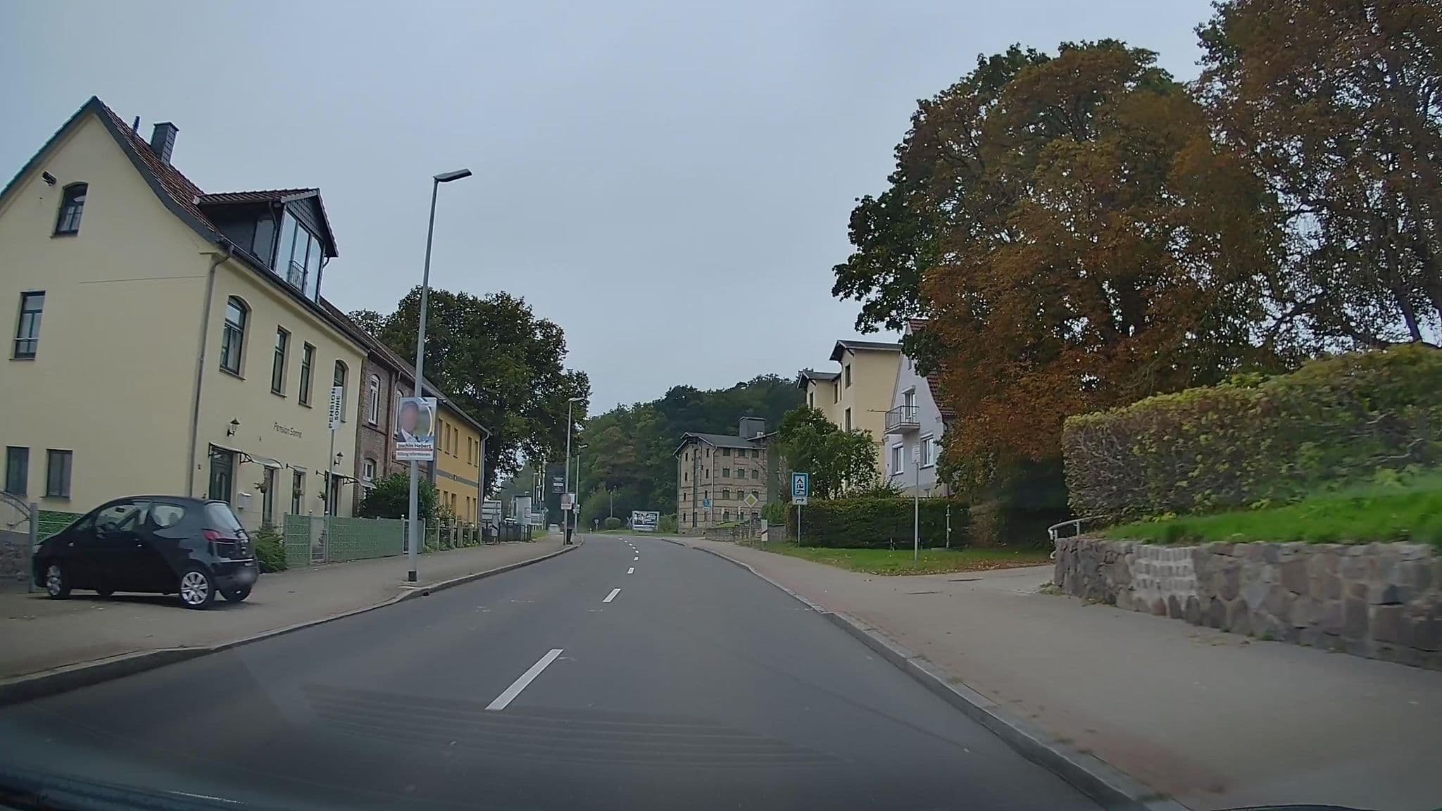 Street view near Pension Sonne, Sternberg — © hendel (CC BY-SA · Mapillary)
