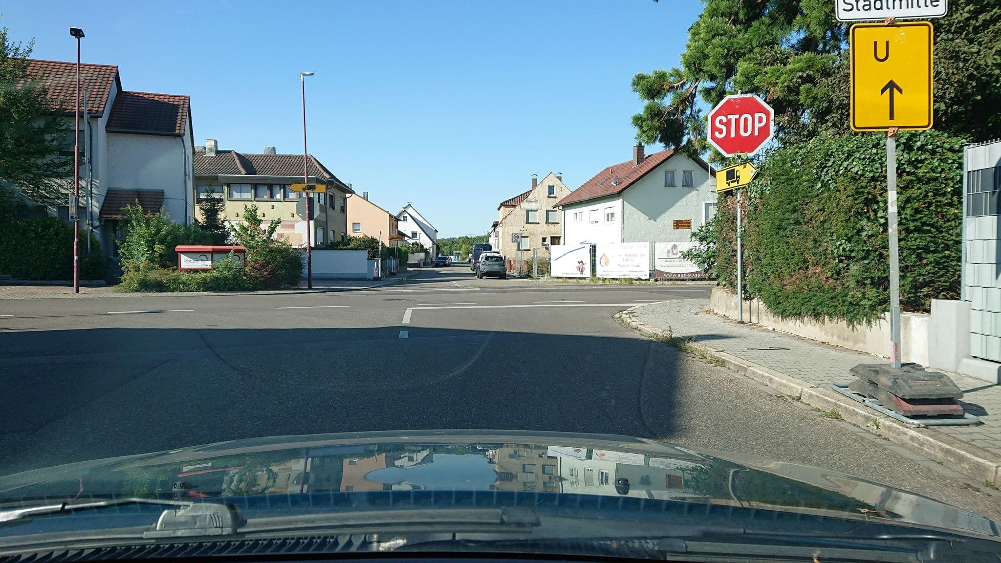 Street view near Gästehaus Rotes Tor, Philippsburg — © wegavision (CC BY-SA · Mapillary)
