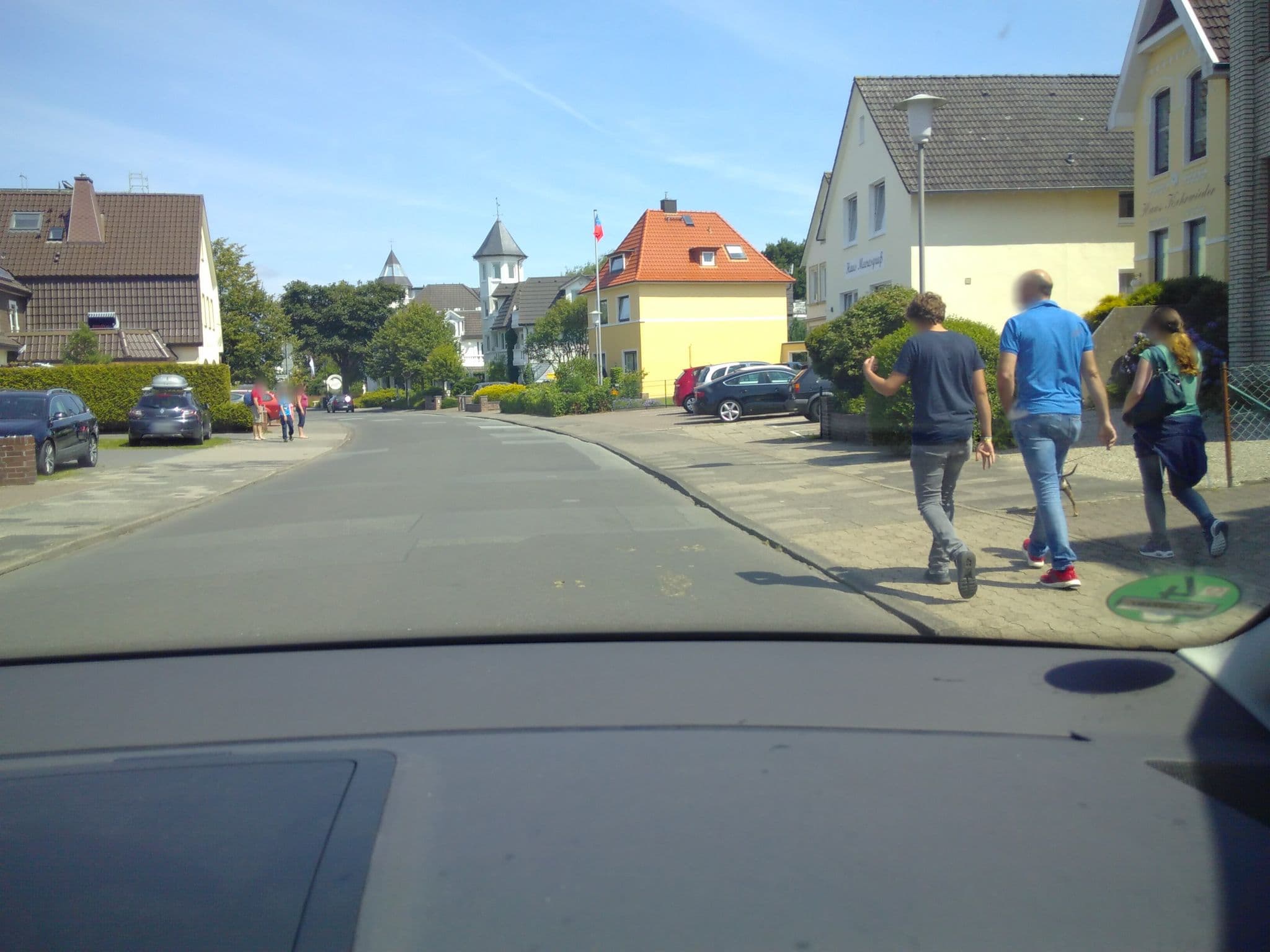 Street view near Strand-Villa, Cuxhaven