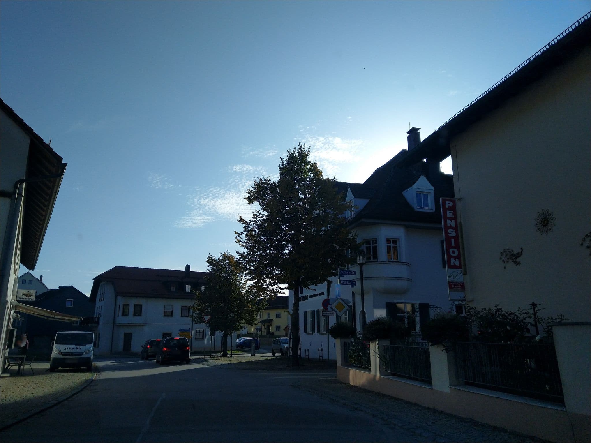 Street view near Privat Pension Haus Christa, Metten — © highwayphotograph (CC BY-SA · Mapillary)