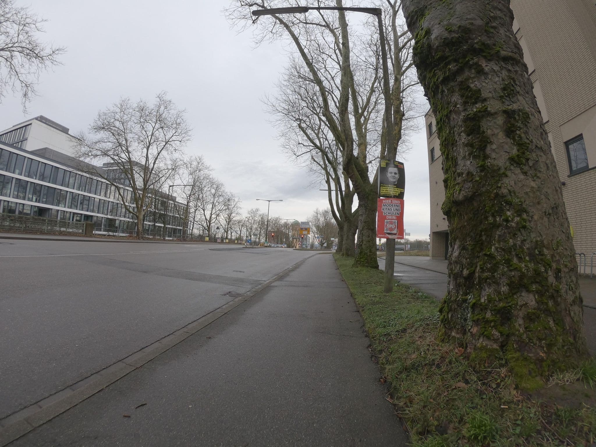 Street view near B&B Hotel Karlsruhe, Karlsruhe — © blue-cyclist (CC BY-SA · Mapillary)