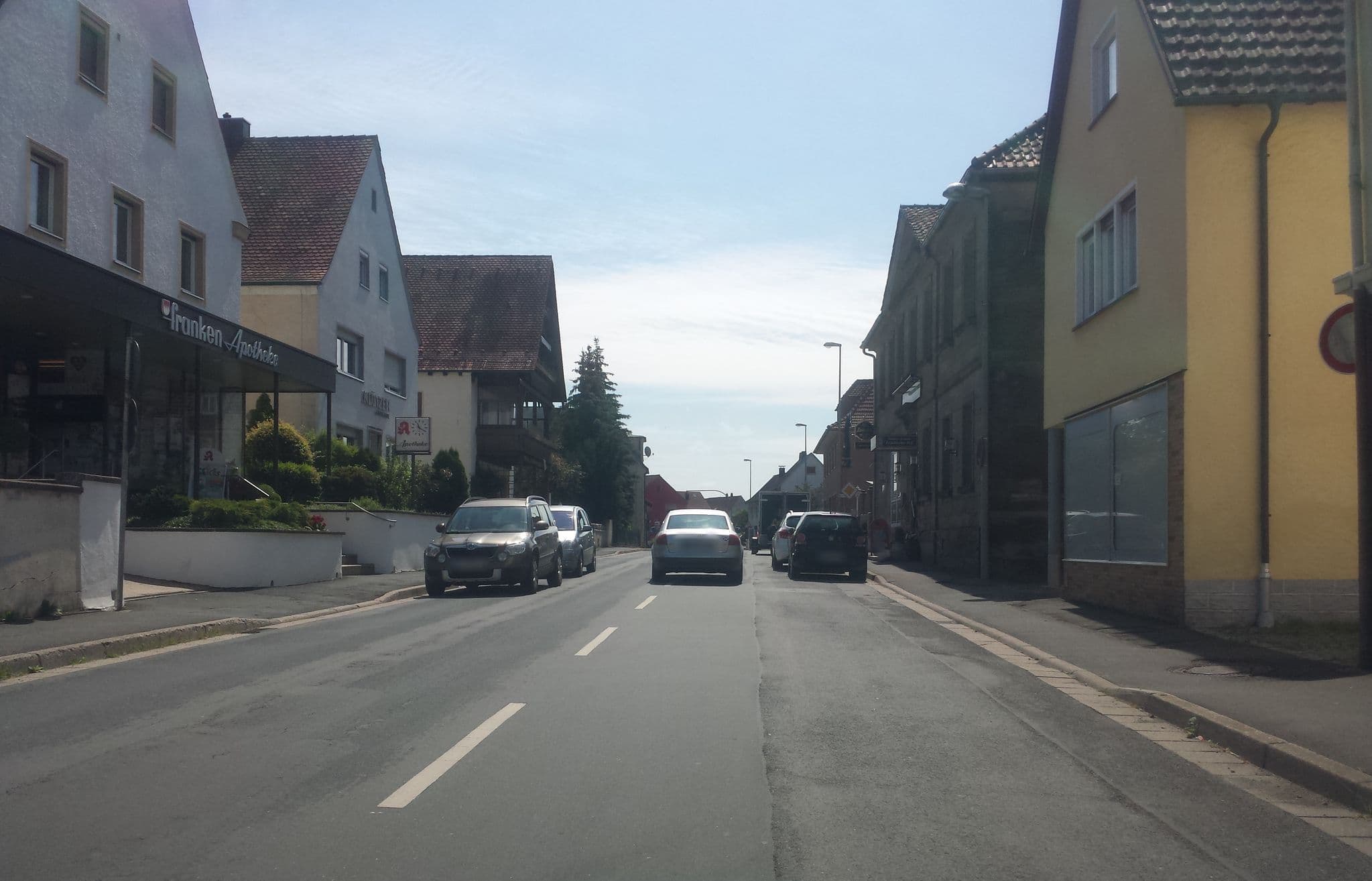 Street view near Gasthof Pension Fränkischer Hof, Mainleus — © wegavision (CC BY-SA · Mapillary)