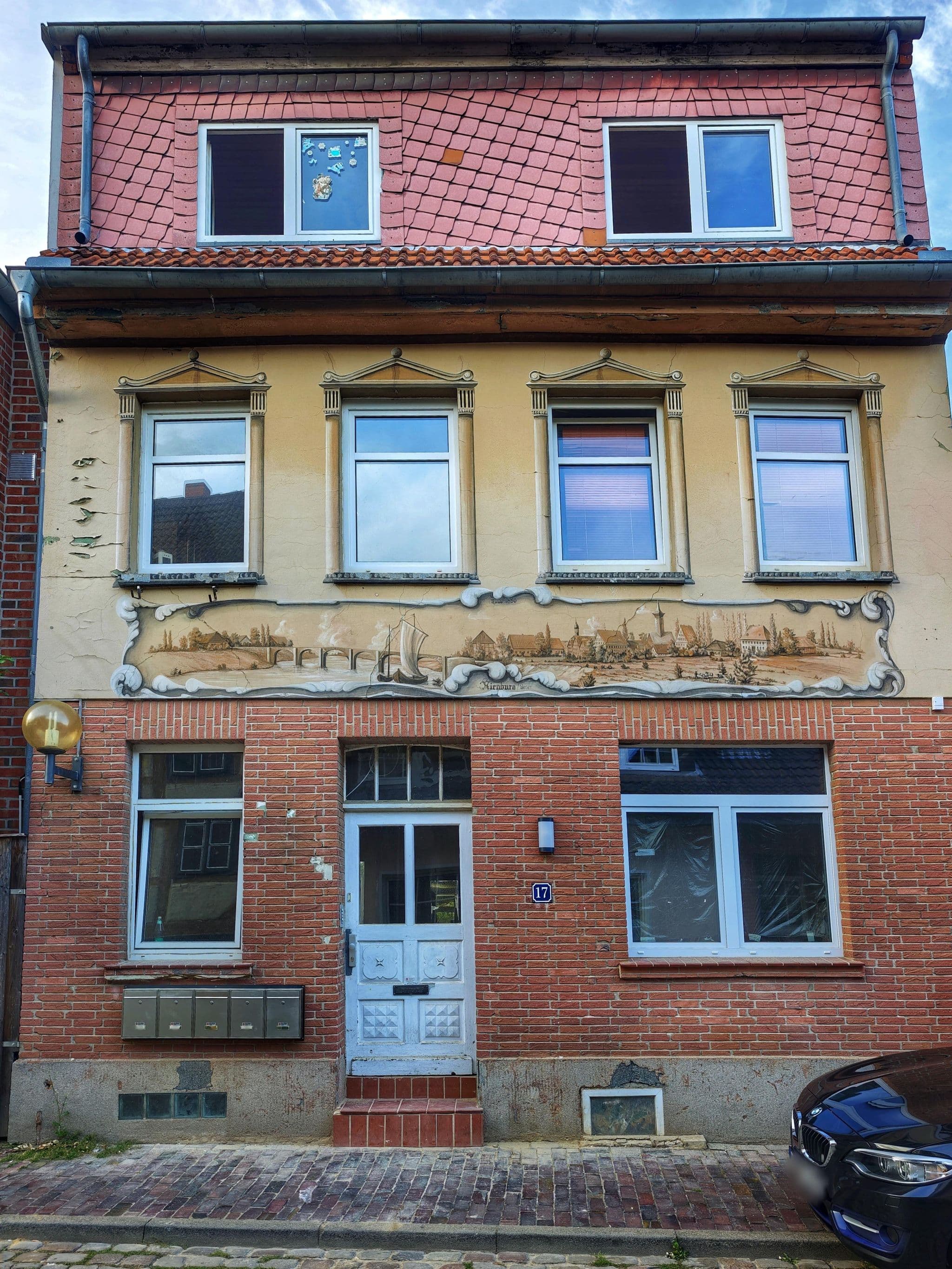 Street view near Hotel Ambiente, Nienburg — © km2bp (CC BY-SA · Mapillary)