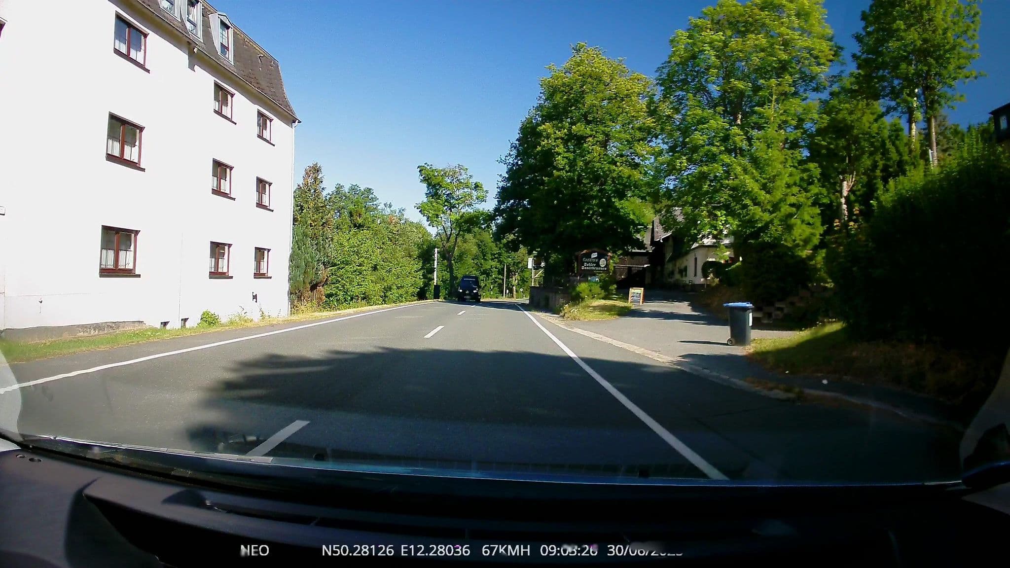 Street view near Hotel Vogtland, Bad Elster — © TechniPorter (CC BY-SA · Mapillary)