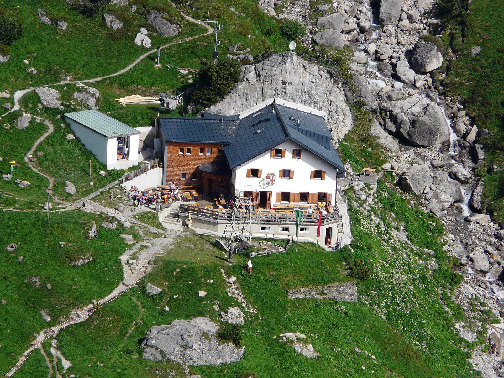 Muttekopfhütte (via Wikimedia Commons, CC BY-SA 3.0)