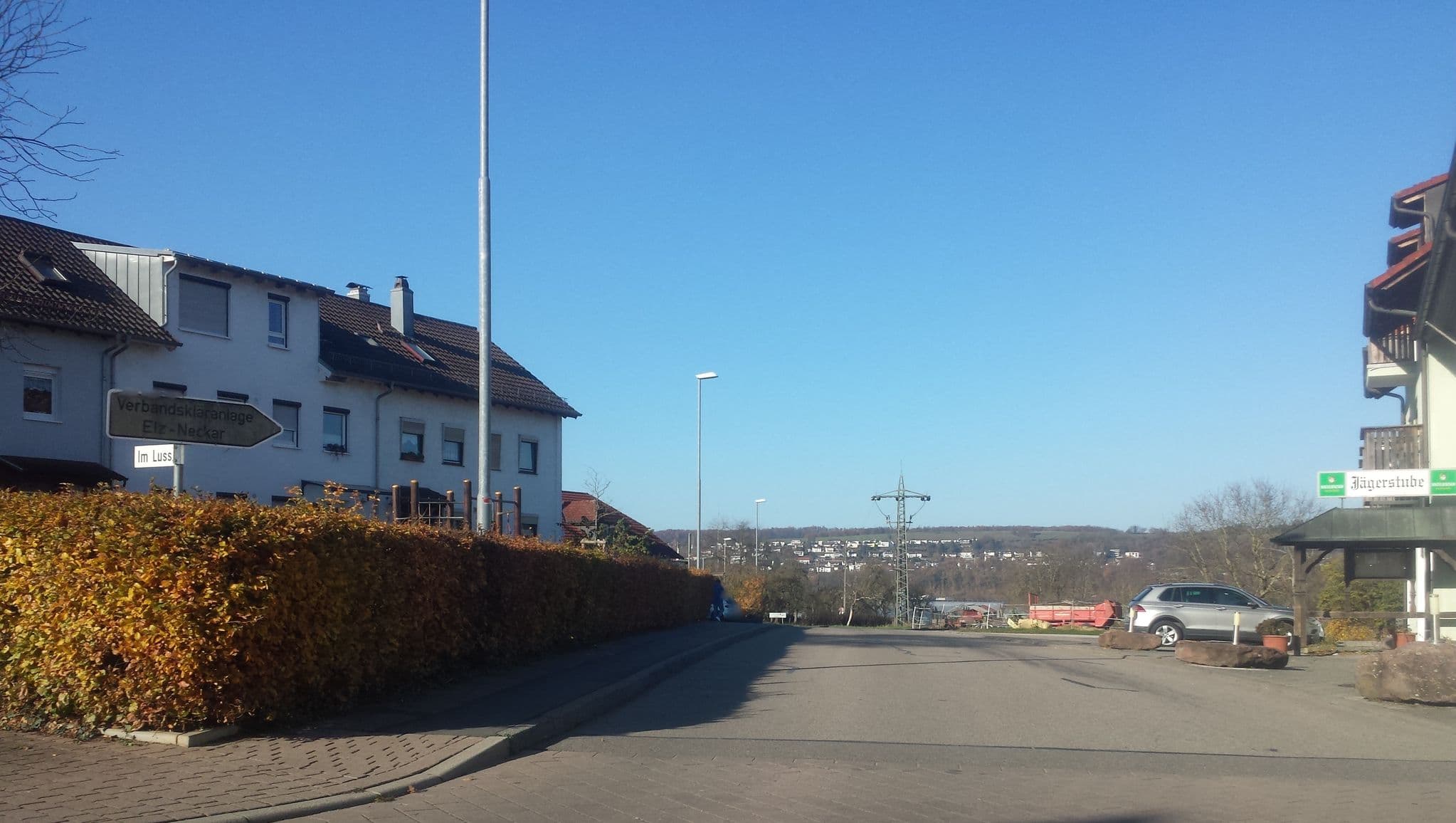 Street view near Gasthof Jägerstube, Obrigheim — © wegavision (CC BY-SA · Mapillary)