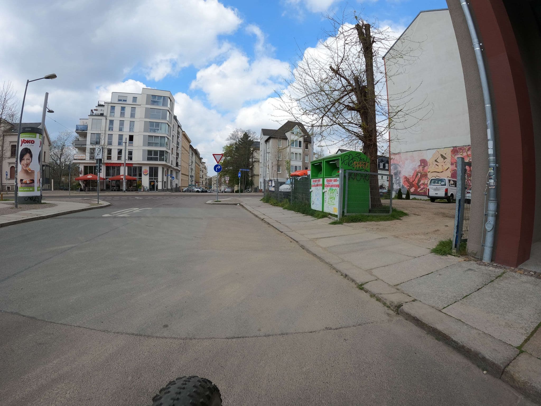 Street view near Miaboda Appartements, Leipzig — © fatbikecanyon (CC BY-SA · Mapillary)