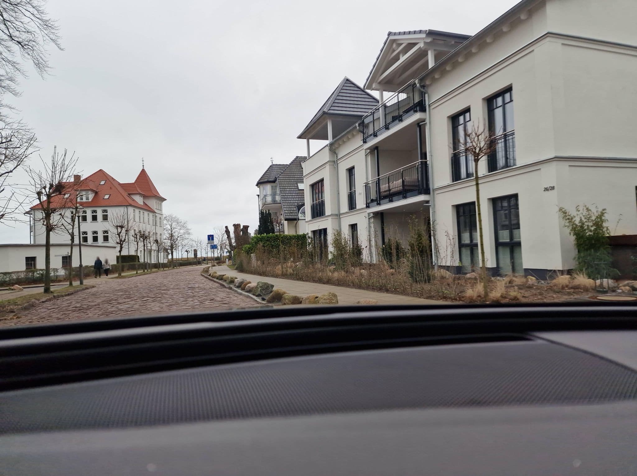 Street view near Villa Mathilda, Ostseebad Binz