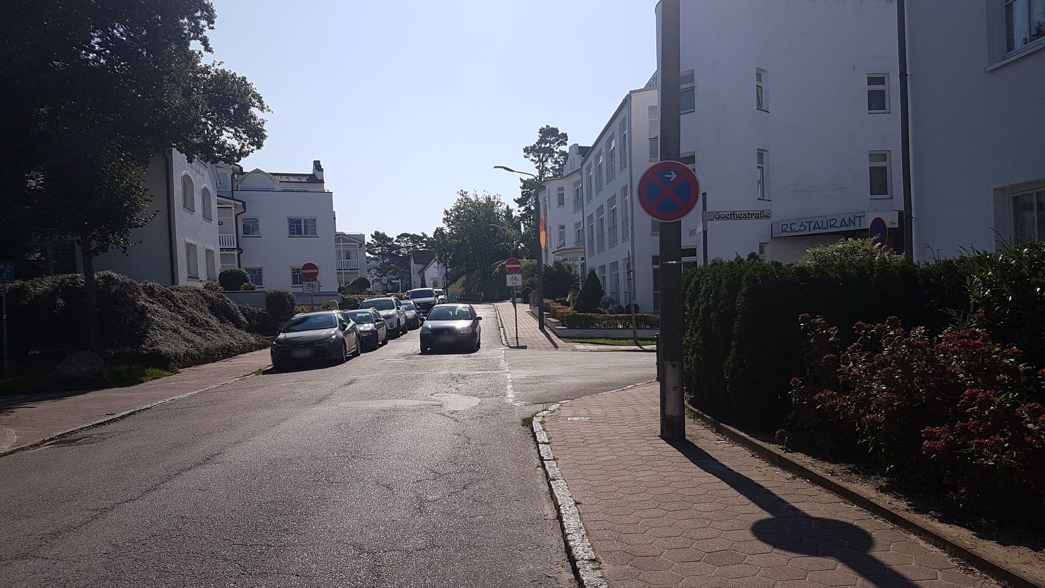 Street view near Villa Meernixe, Ostseebad Binz