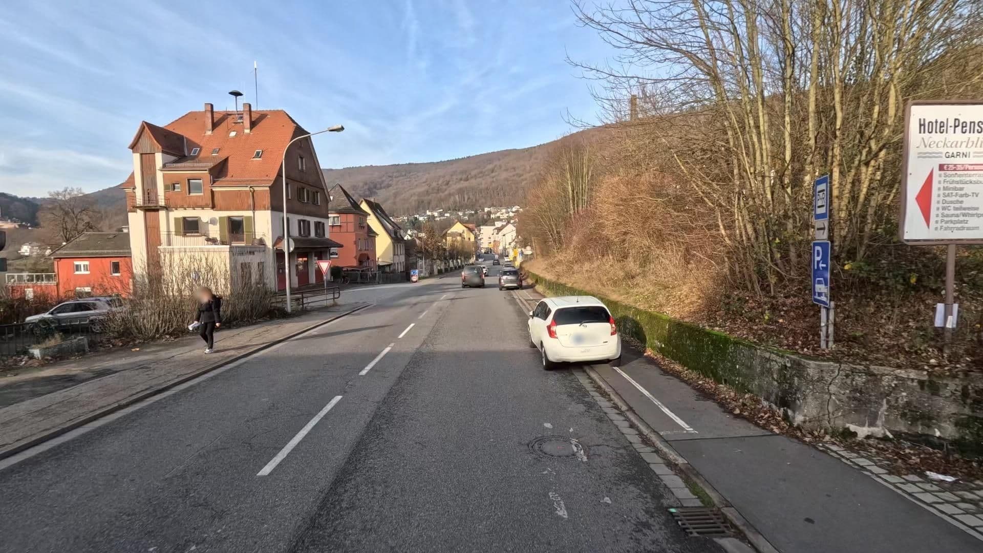 Street view near Hotel Neckarblick garni, Neckarsteinach — © bct (CC BY-SA · Mapillary)