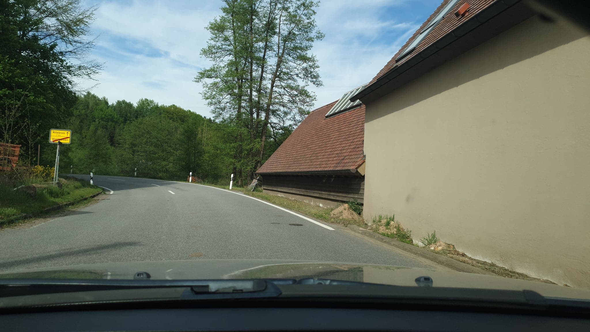 Street view near Hotel Restaurant Landgrafen-Mühle, Obernheim-Kirchenarnbach — © b166er (CC BY-SA · Mapillary)