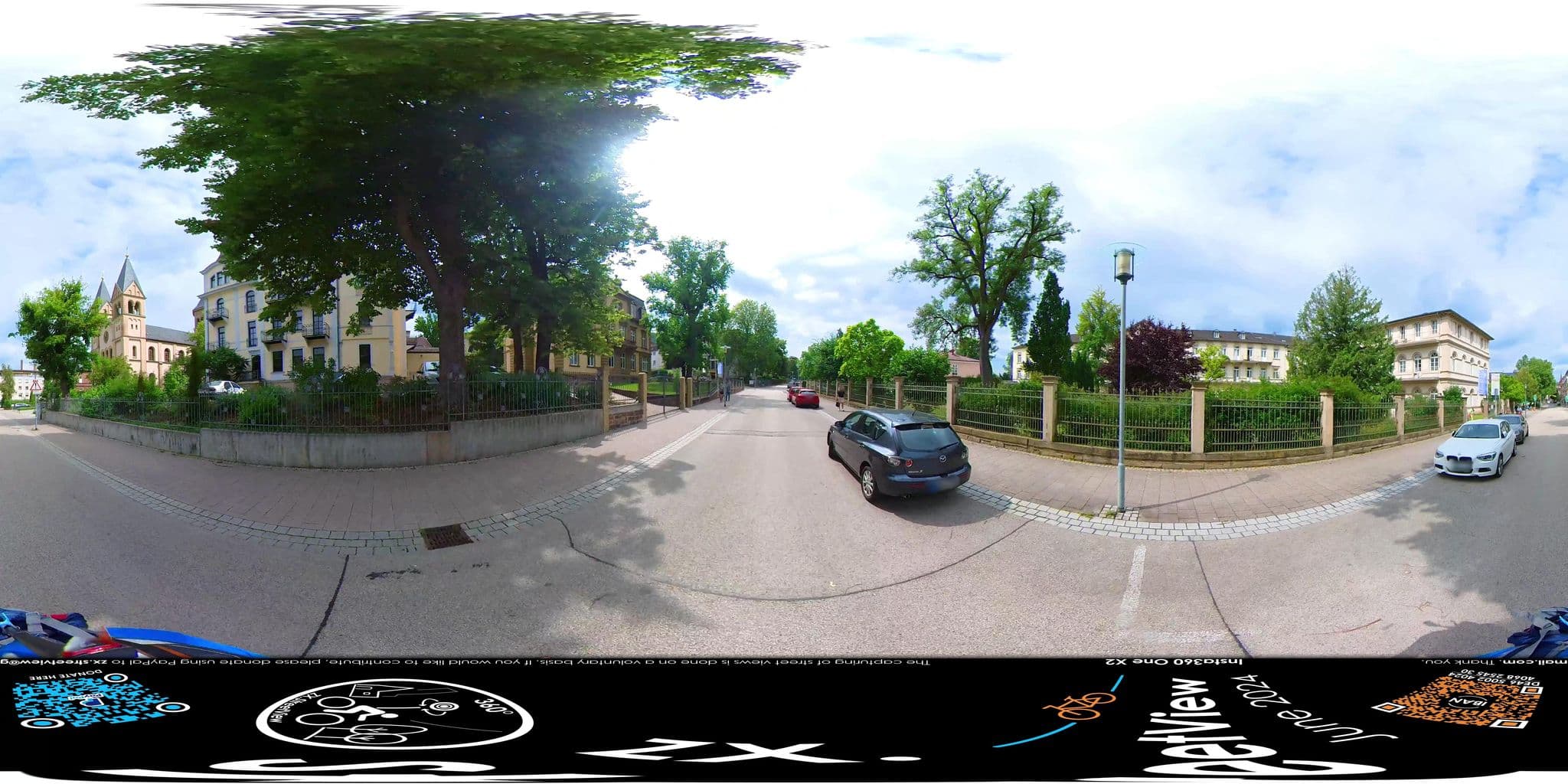 Street view near Haus Hotel Frankenland, Bad Kissingen — © ZXStreetview (CC BY-SA · Mapillary)