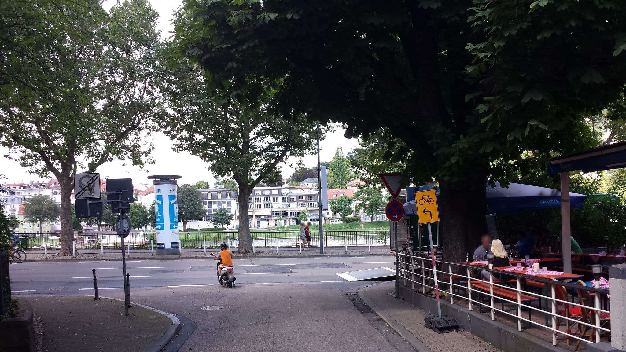 Street view near Hemingway's Hostel, Heidelberg — © wegavision (CC BY-SA · Mapillary)