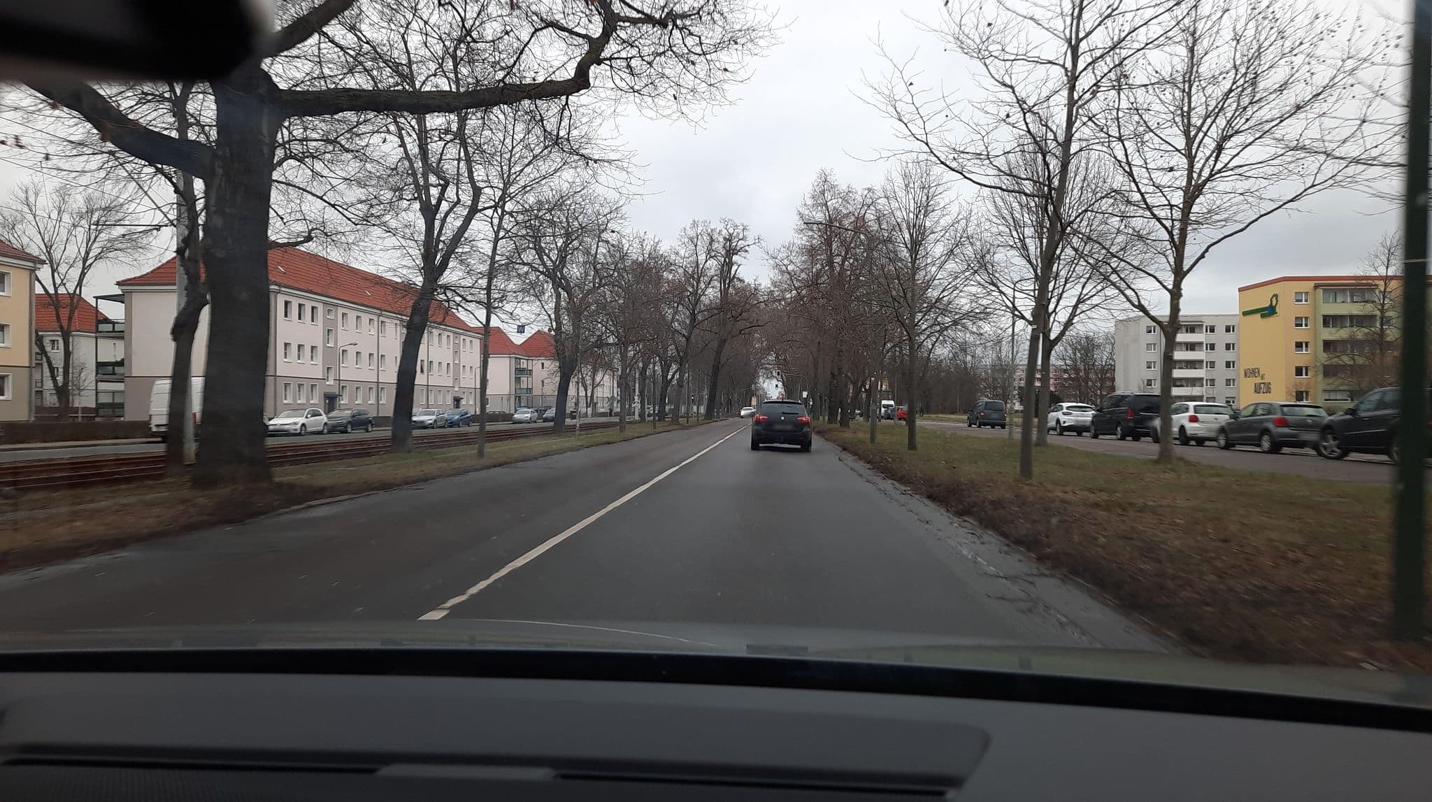 Street view near Pension Süd, Dessau — © LarZz92 (CC BY-SA · Mapillary)