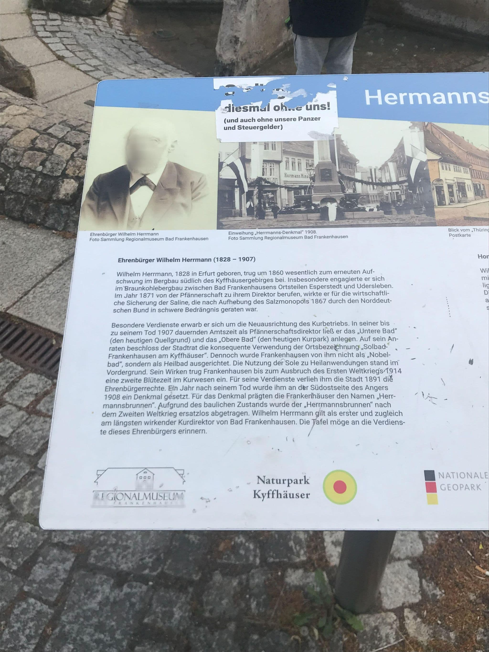 Street view near Thüringer Hof, Bad Frankenhausen — © surveyor99 (CC BY-SA · Mapillary)