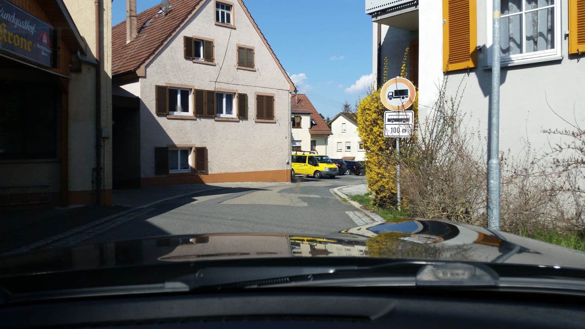 Street view near Landgasthof zur "KRONE", Krautheim — © joachim_mueller (CC BY-SA · Mapillary)