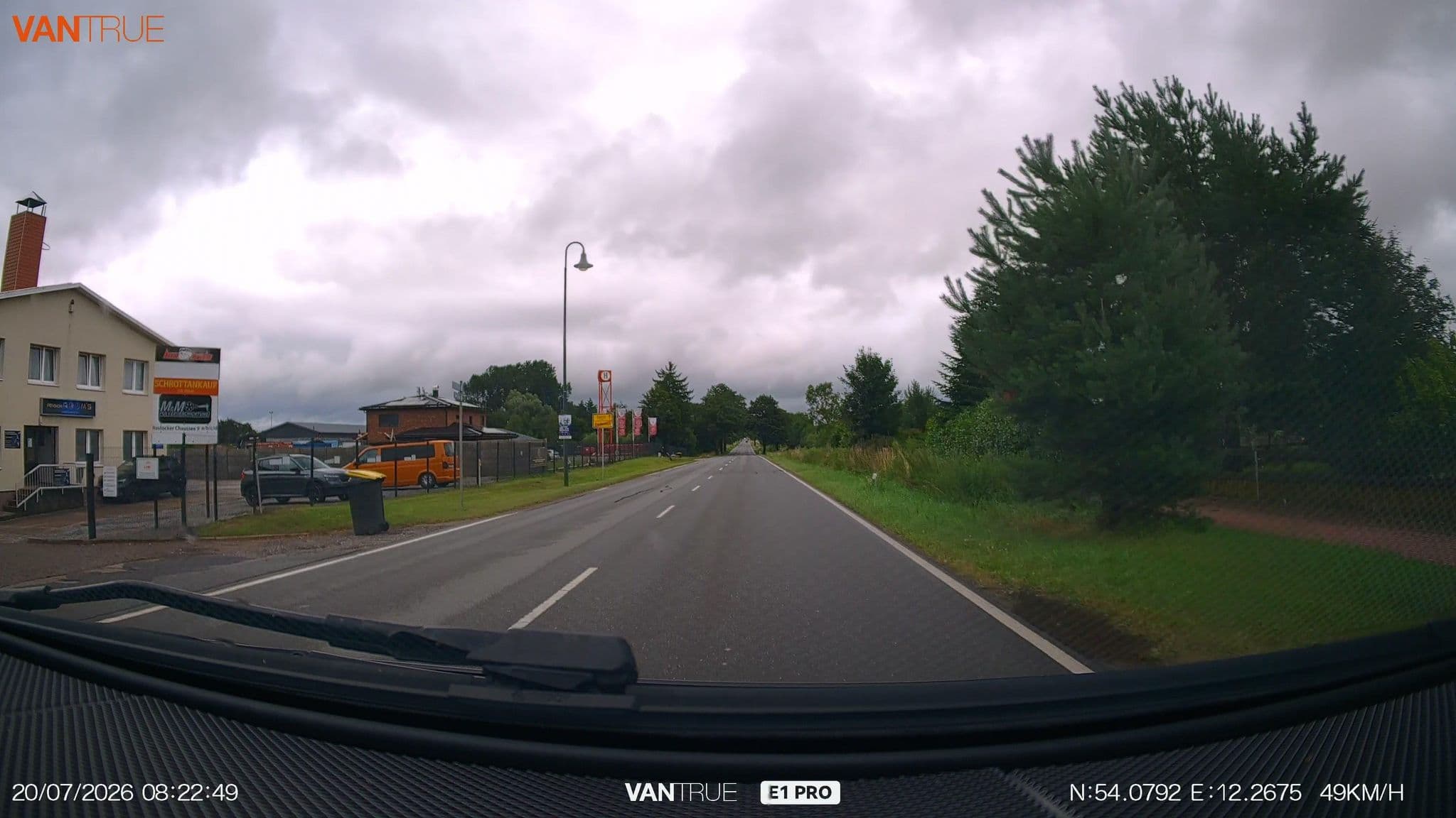 Street view near Pension Rooms, Broderstorf — © LordOslo (CC BY-SA · Mapillary)