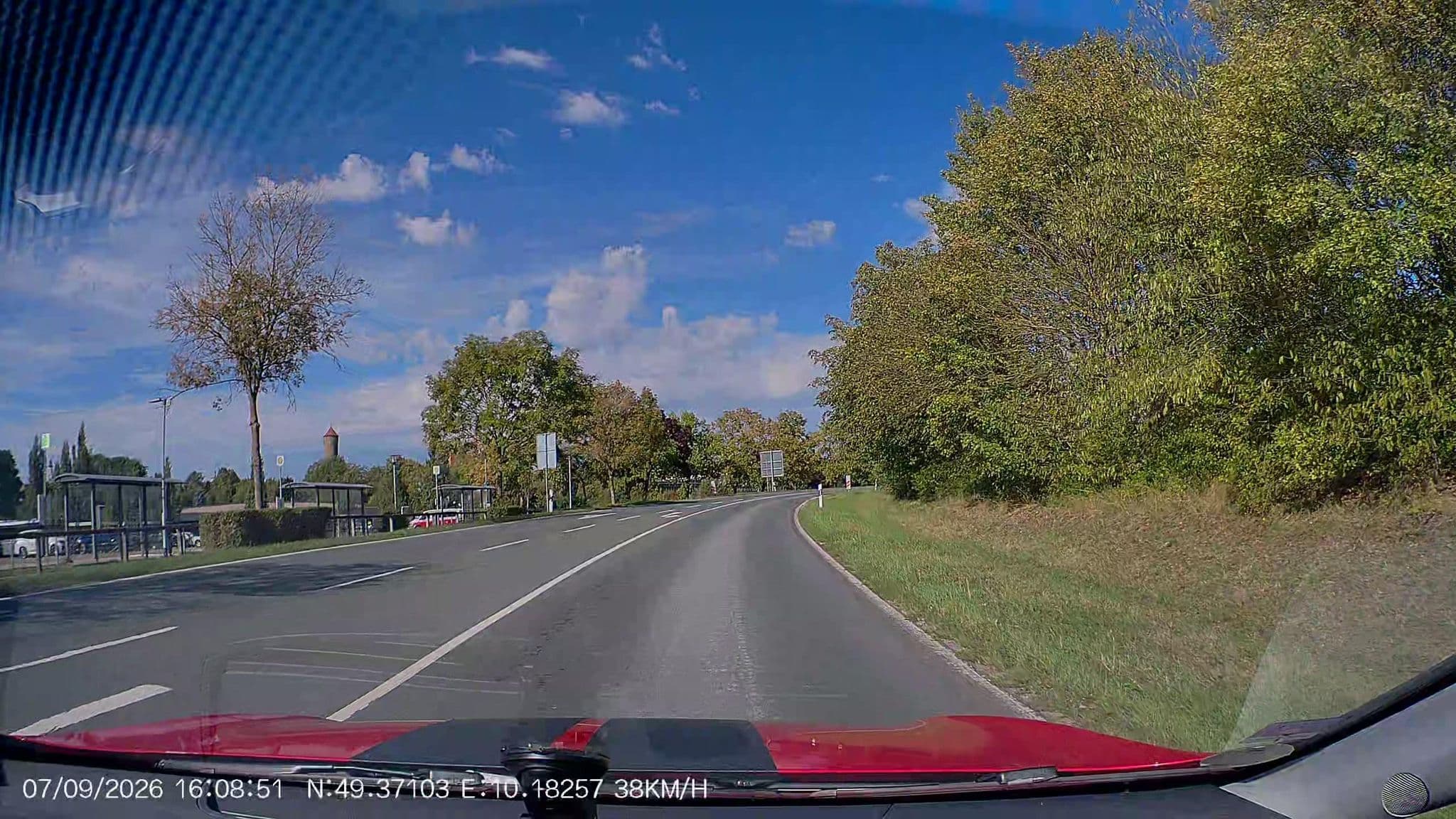 Street view near Wohnmobilstellplatz Rothenburg P2, Rothenburg ob der Tauber — © AR88 (CC BY-SA · Mapillary)