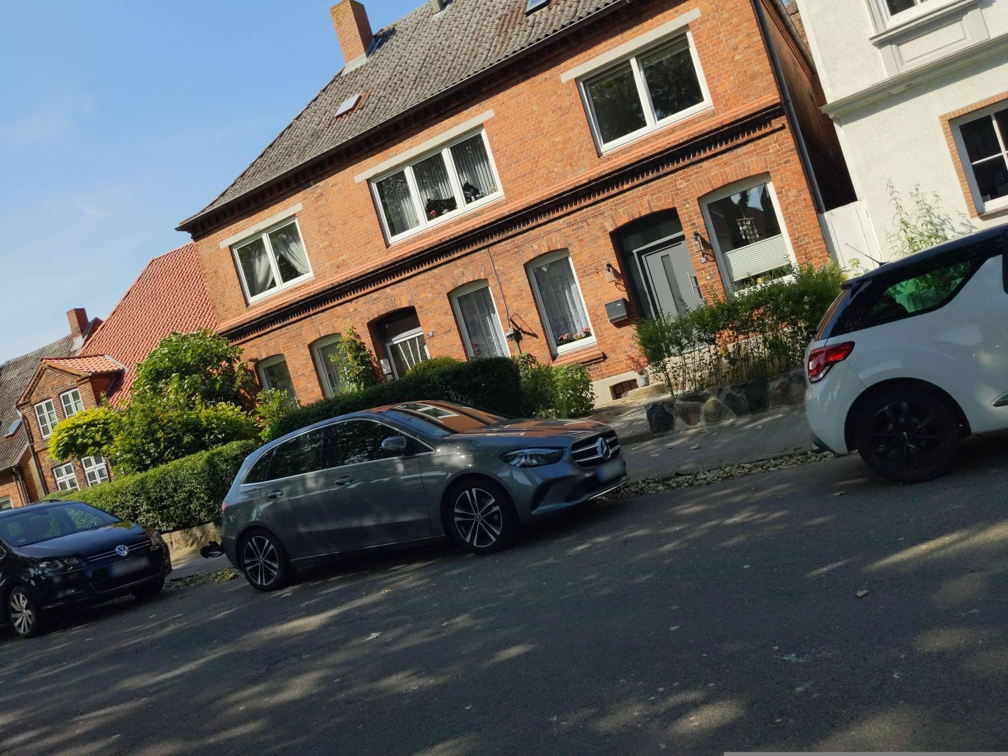 Street view near Mien Tied Achtern, Heiligenhafen — © rasmustravemnd (CC BY-SA · Mapillary)