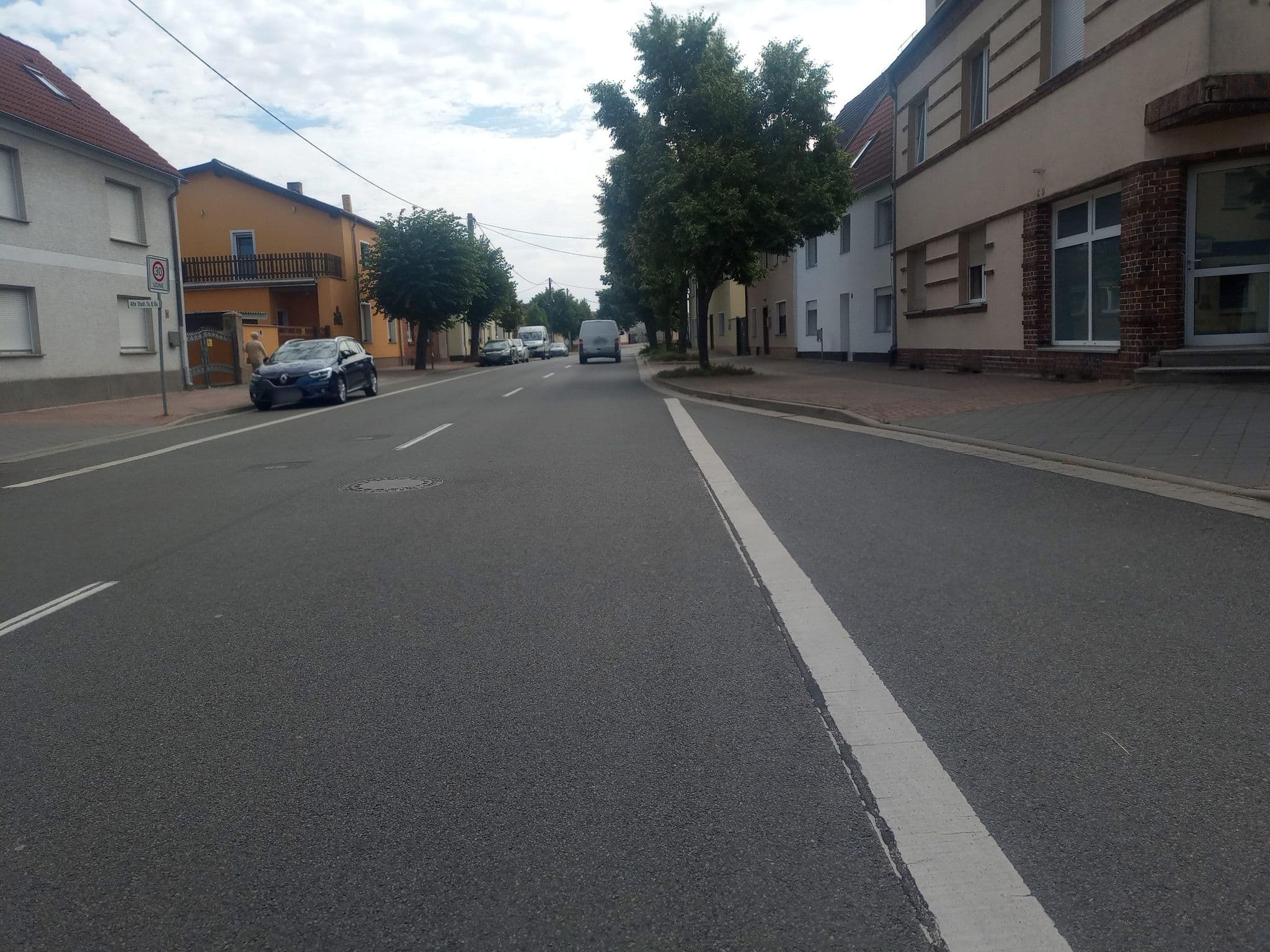 Street view near Landgasthof Goldener Stern, Löbnitz — © natura (CC BY-SA · Mapillary)