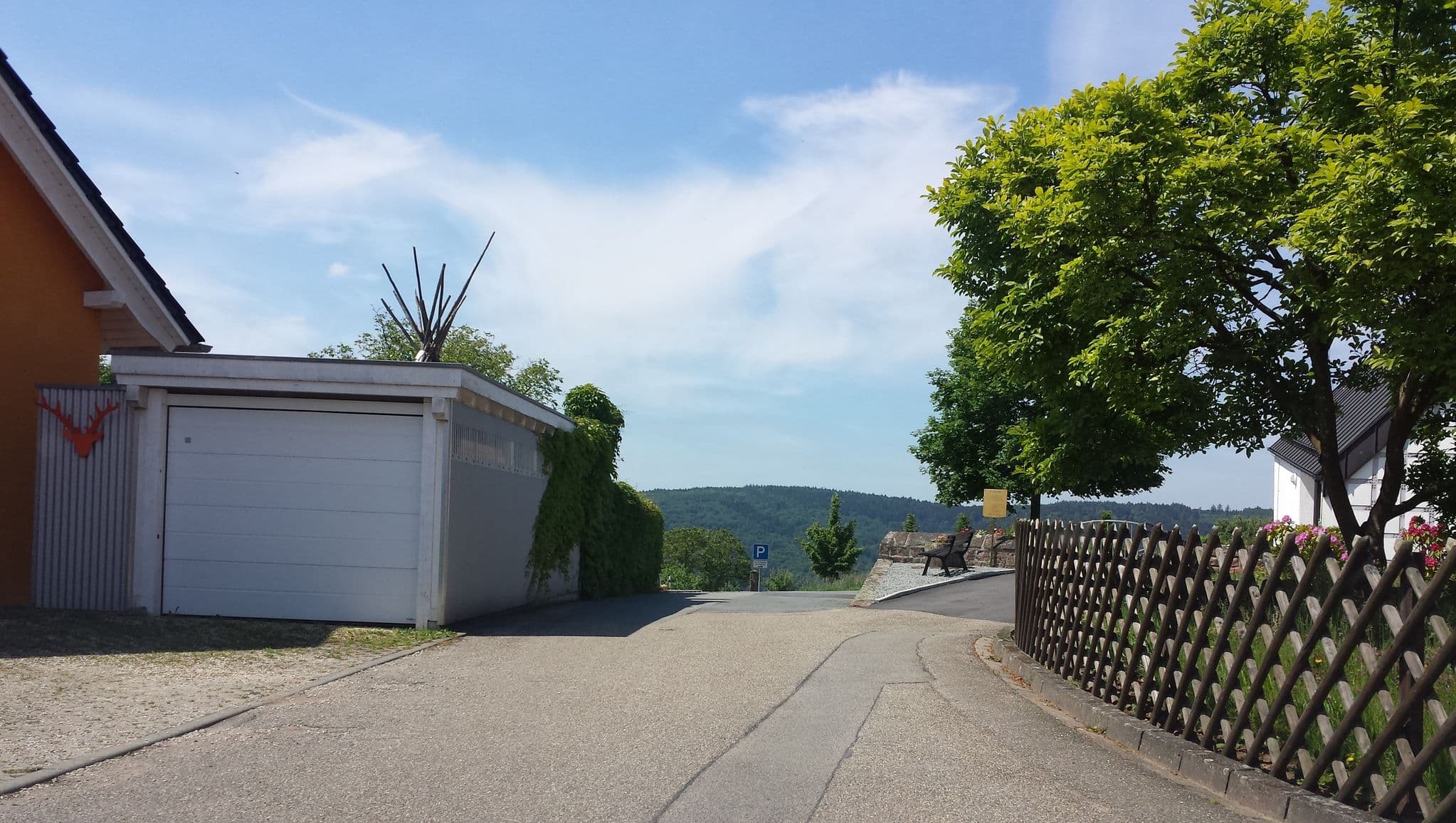 Street view near Ferienhaus Hotel-Hirsch, Rothenberg — © wegavision (CC BY-SA · Mapillary)