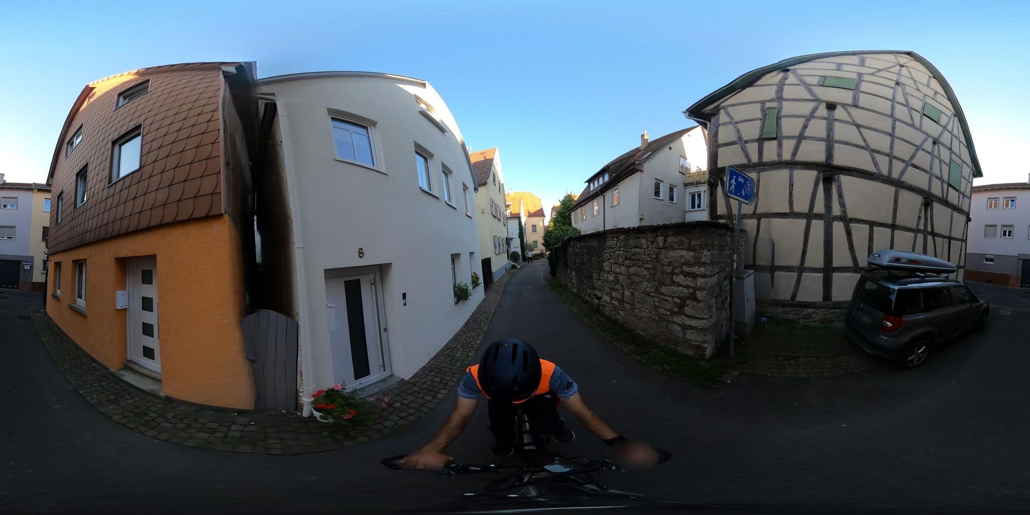 Street view near Haus Zeitler, Bad Mergentheim — © RadNETZ (CC BY-SA · Mapillary)