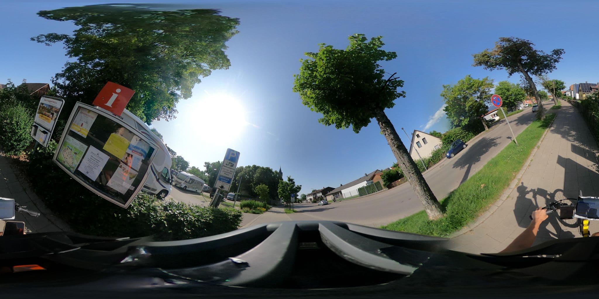 Street view near Wohnmobilstellplatz P2a Mönchsrother Straße, Dinkelsbühl — © Mobilitaetswerk (CC BY-SA · Mapillary)