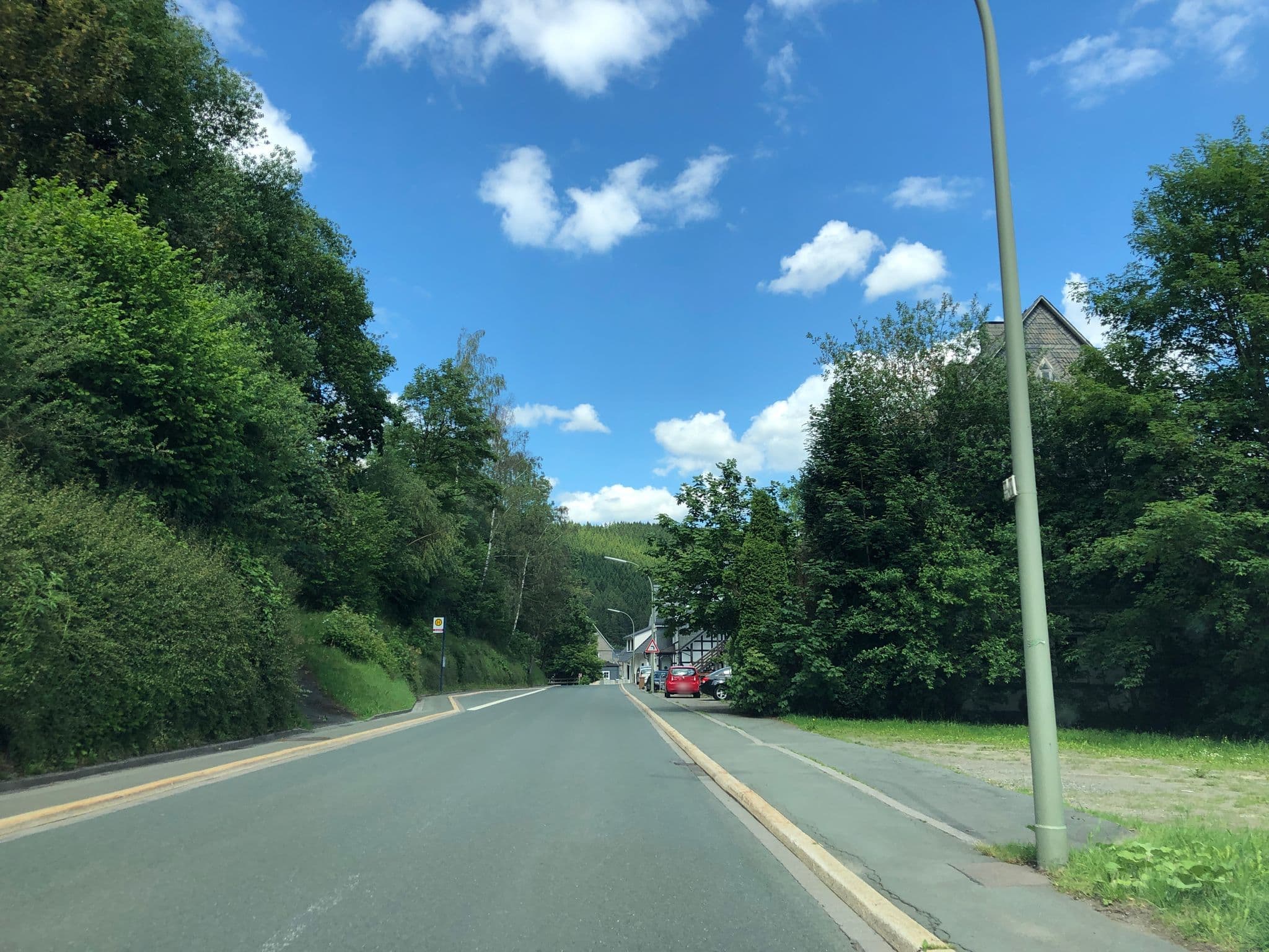 Street view near Haus Sonnenschein, Winterberg