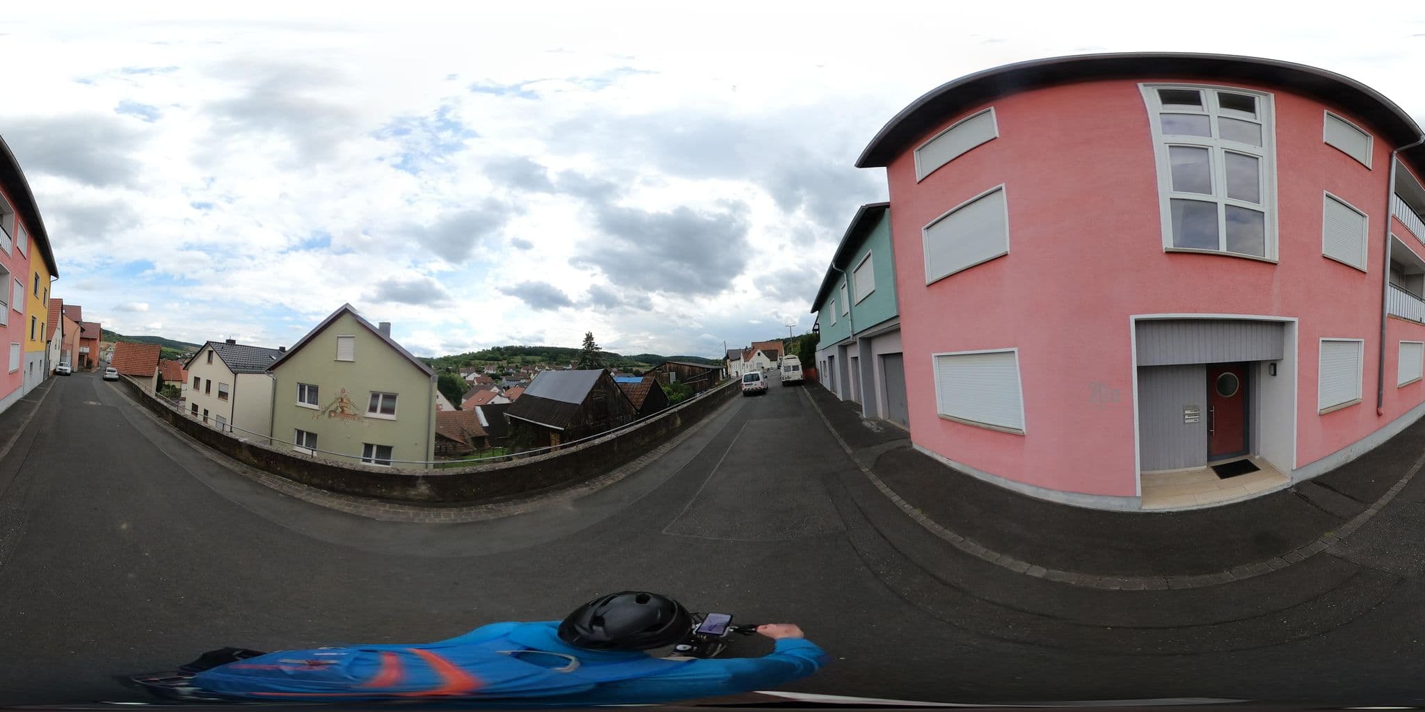 Street view near Villa Andrea, Erlabrunn — © Planungsgesellschaft_RV-K (CC BY-SA · Mapillary)