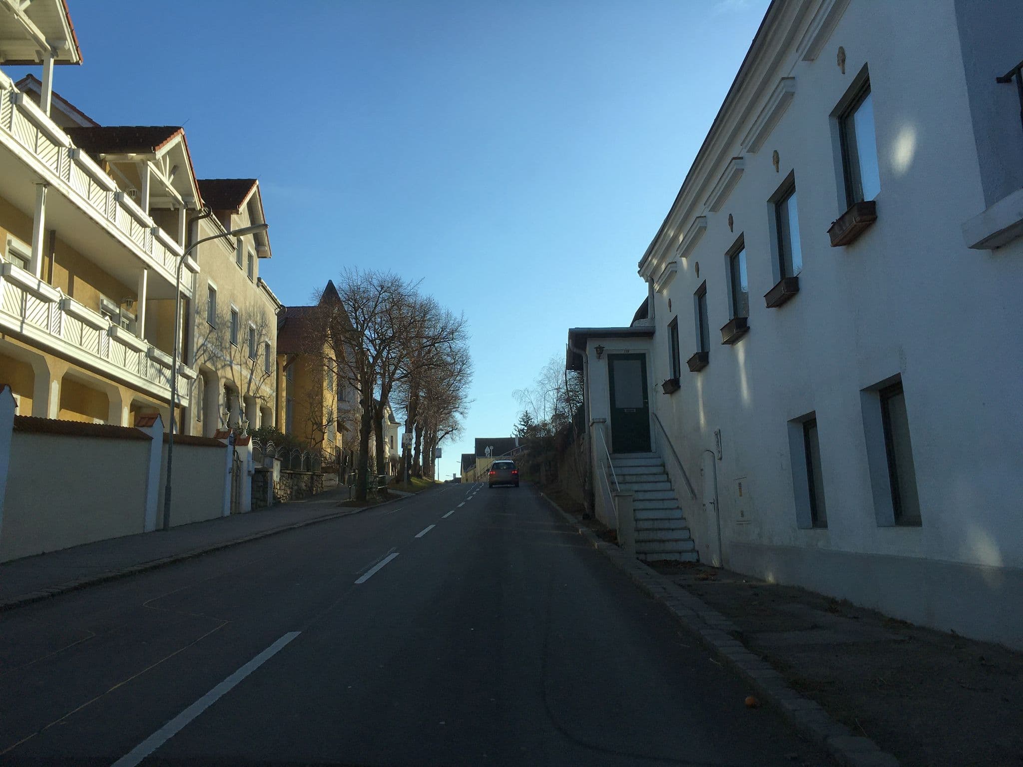 Street view near Pension Huber, Kritzendorf — © istefanos (CC BY-SA · Mapillary)