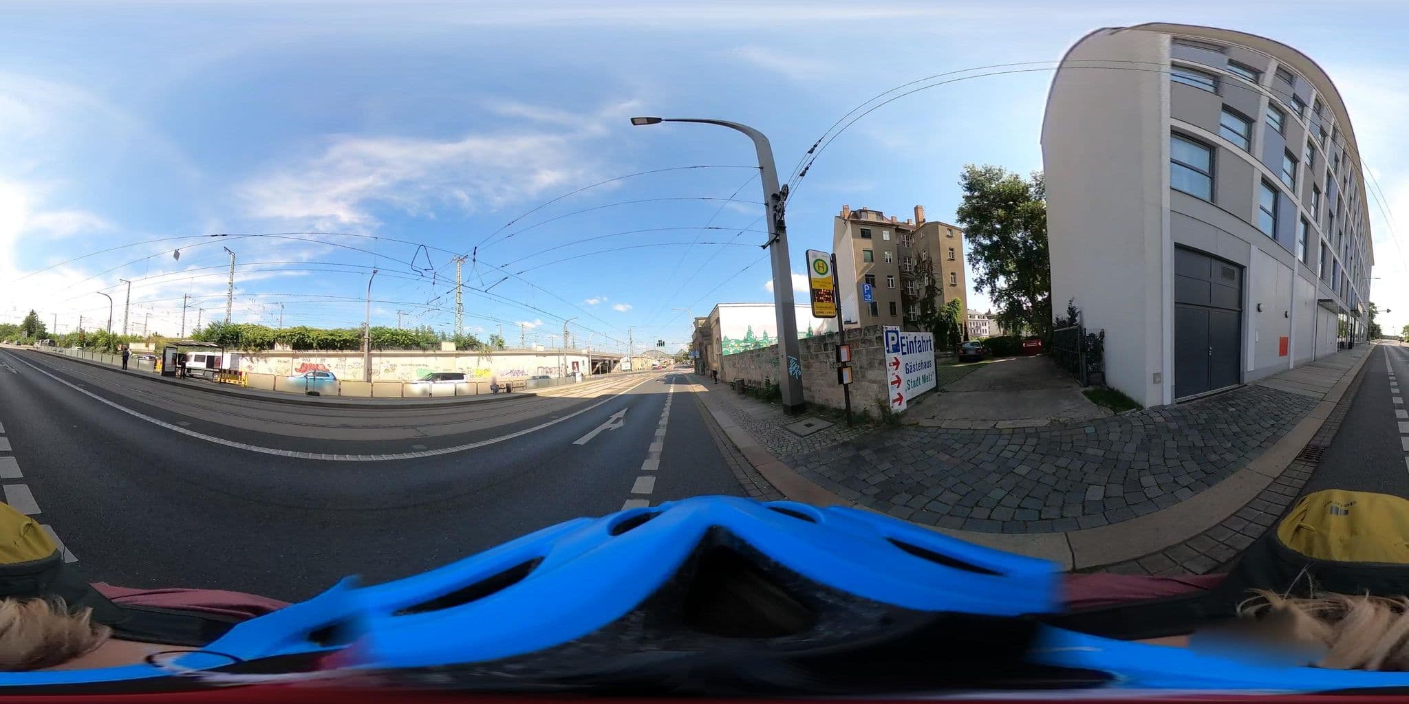 Street view near Super 8, Dresden — © geowatti (CC BY-SA · Mapillary)